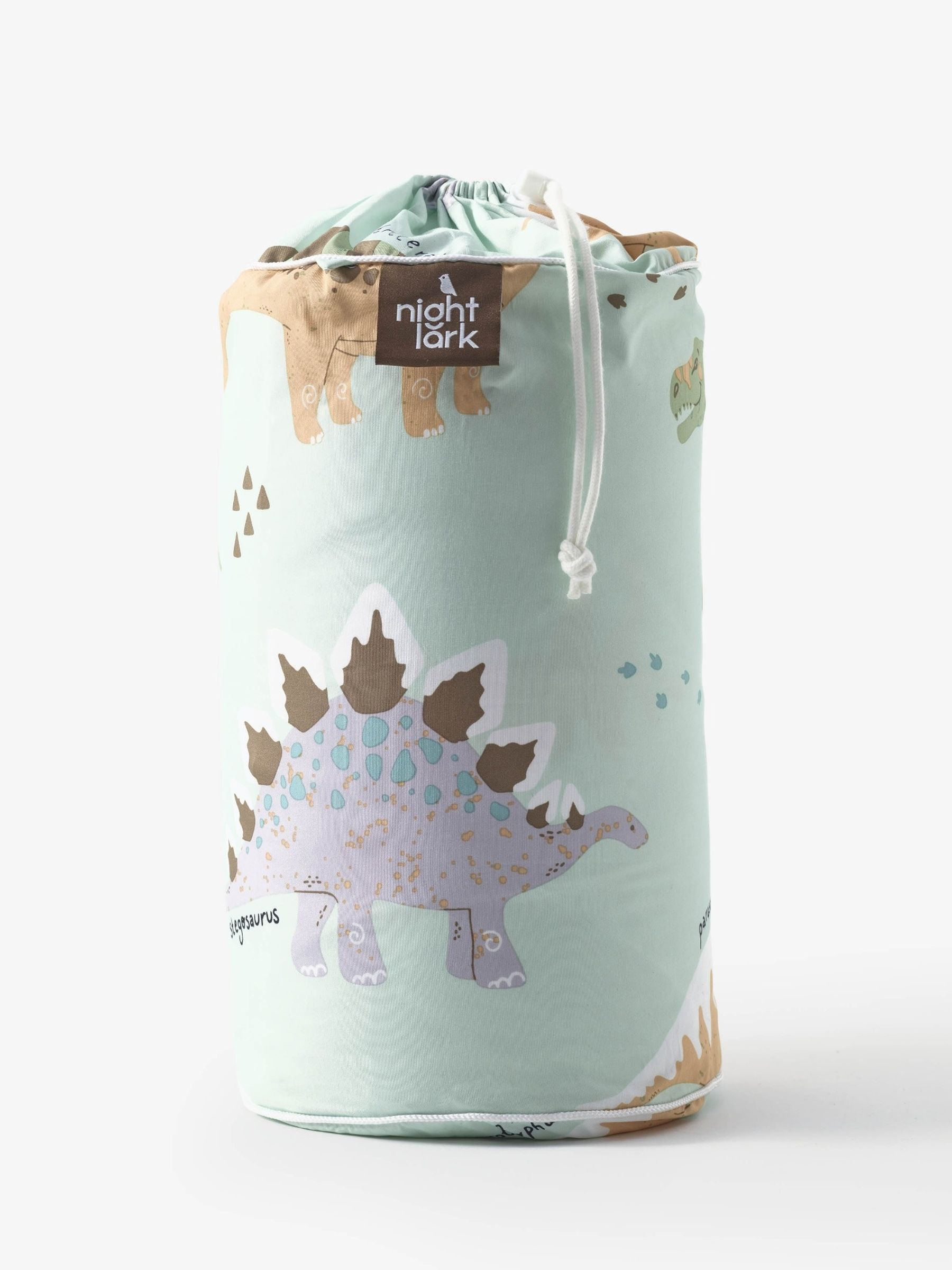 NightLark Junior Printed Coverless Duvet Set DINO - 4.5 tog Single - Image 7 of 7