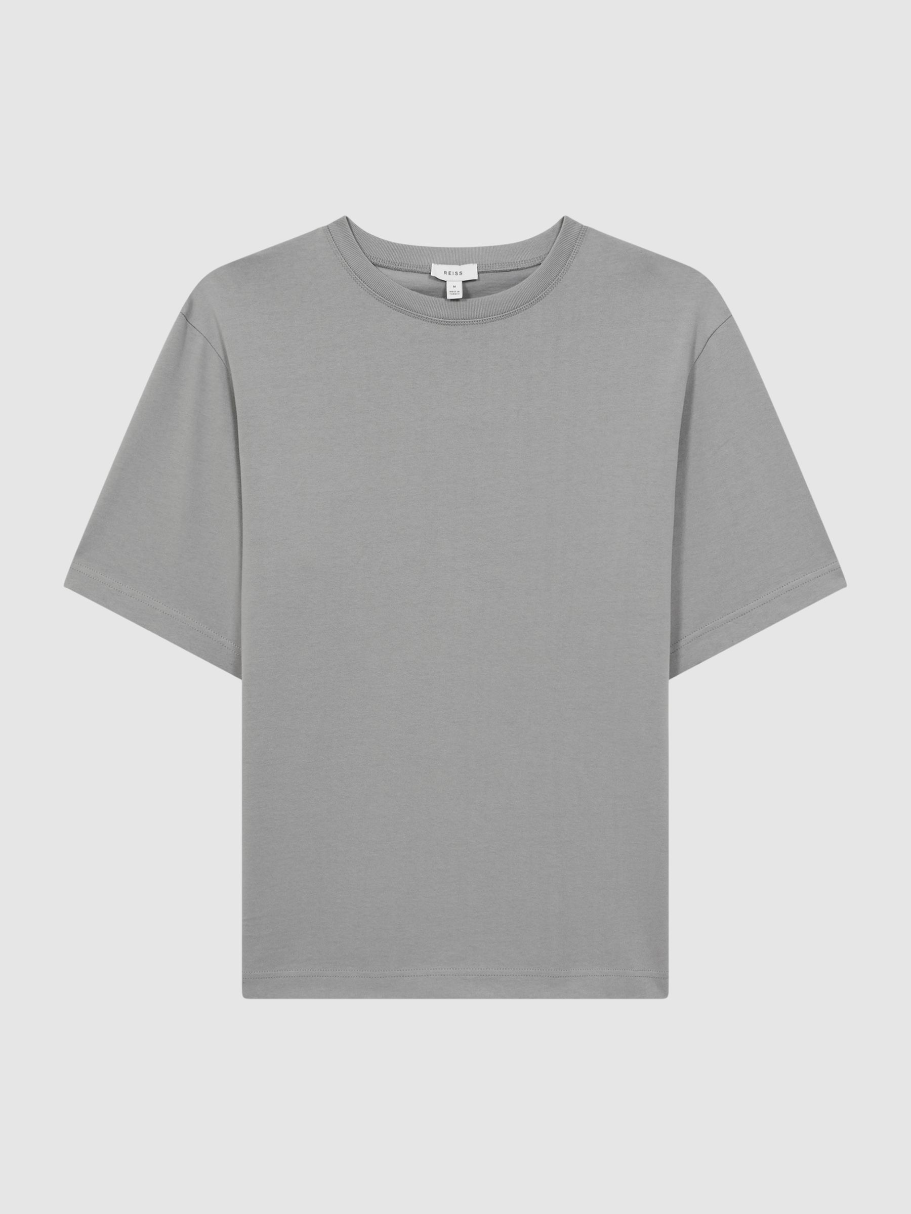 Oversized Garment Dye T-Shirt in Porcelain Blue - Image 2 of 5