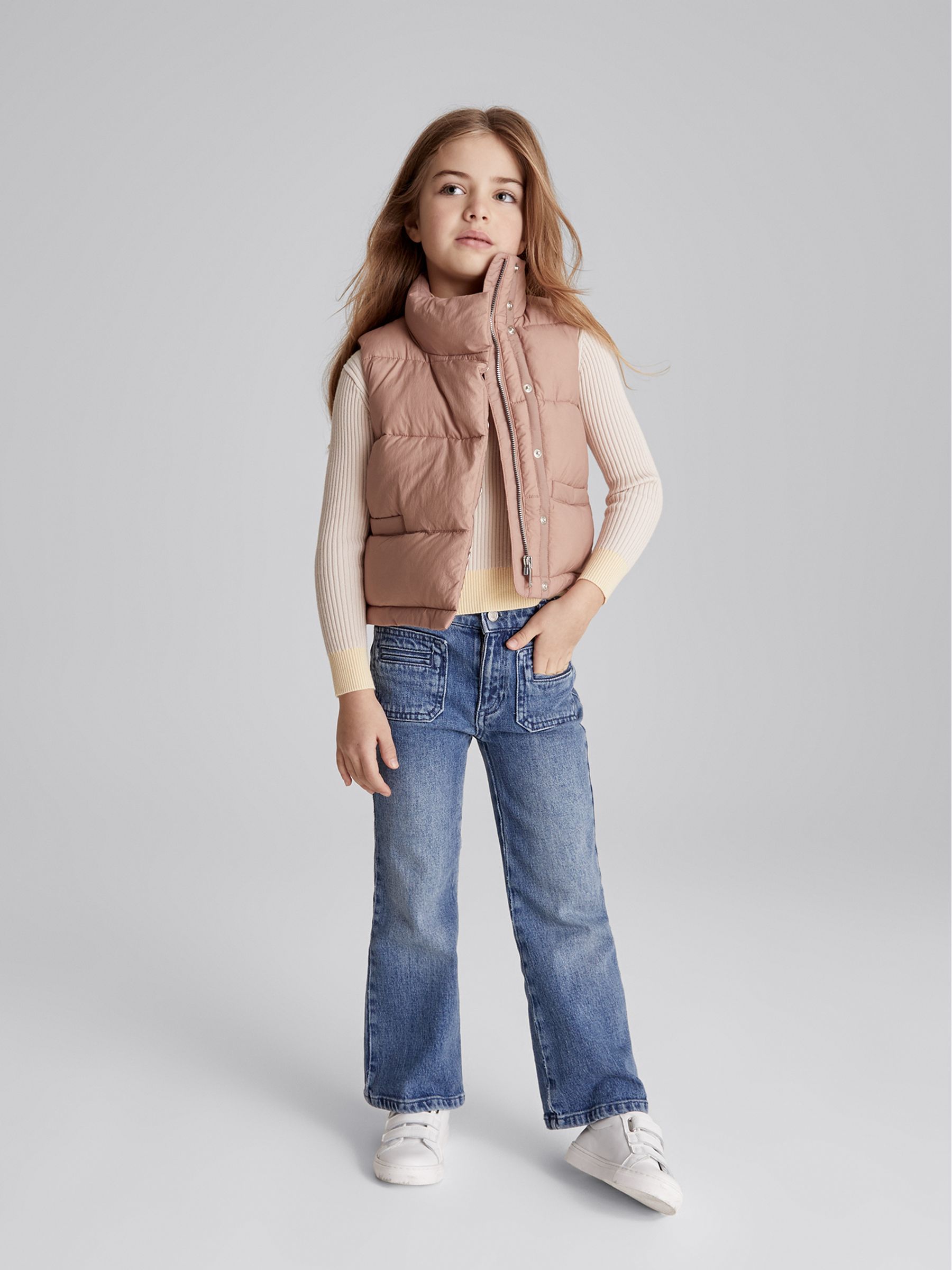 Puffer Gilet in Pink - Image 1 of 6