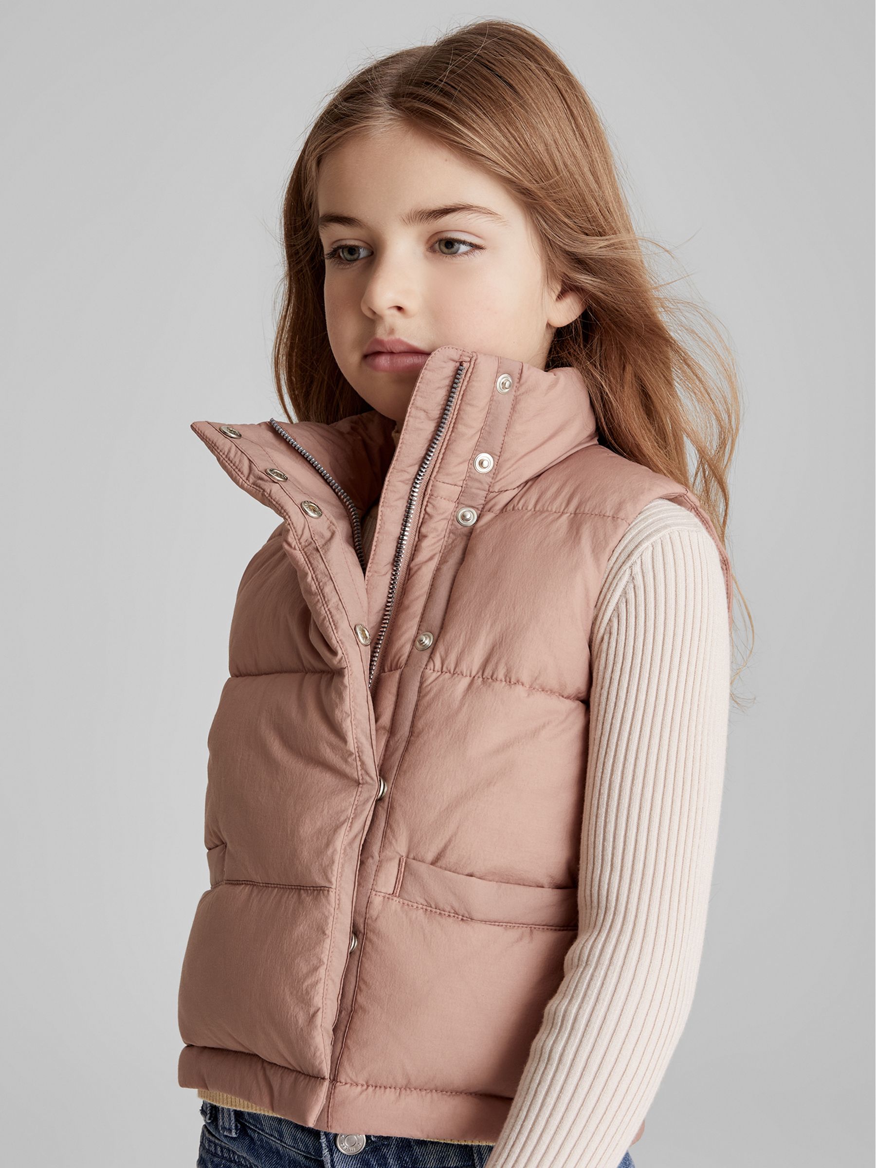 Puffer Gilet in Pink - Image 3 of 6