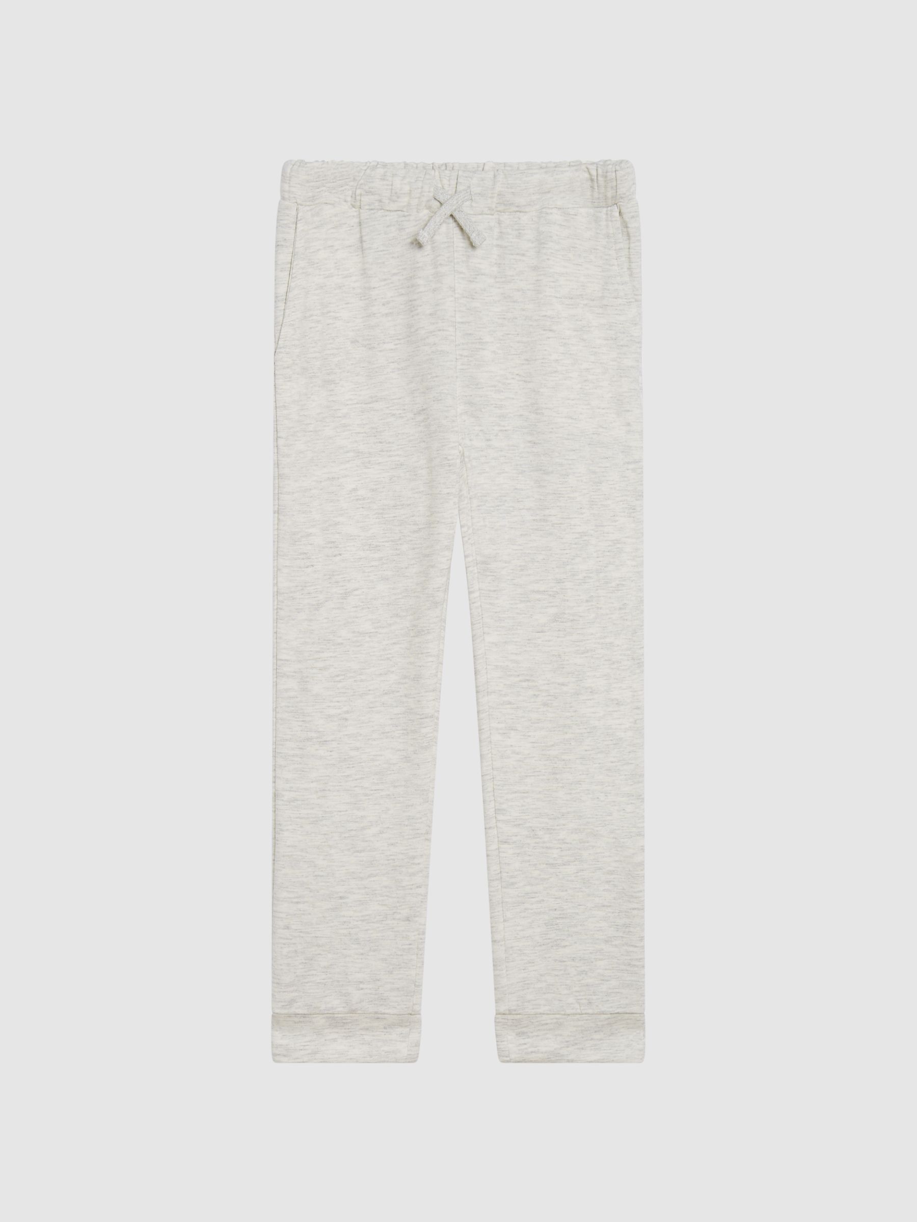 Melange Tracksuit Joggers in Soft Grey - Image 2 of 6