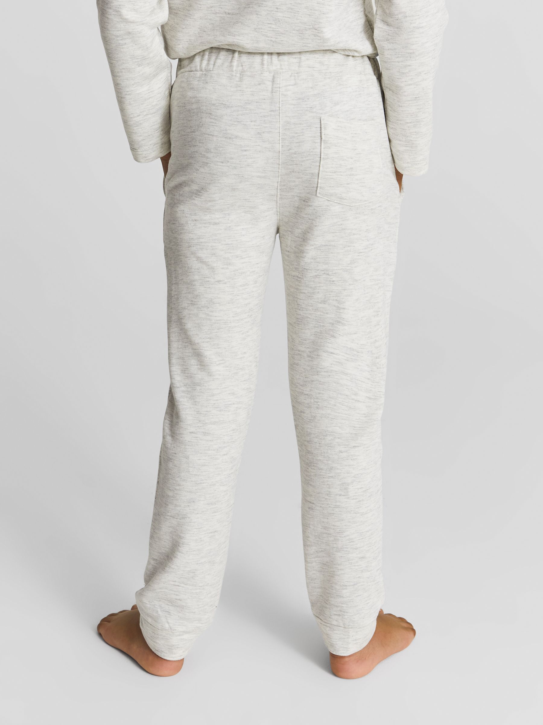 Melange Tracksuit Joggers in Soft Grey - Image 5 of 6