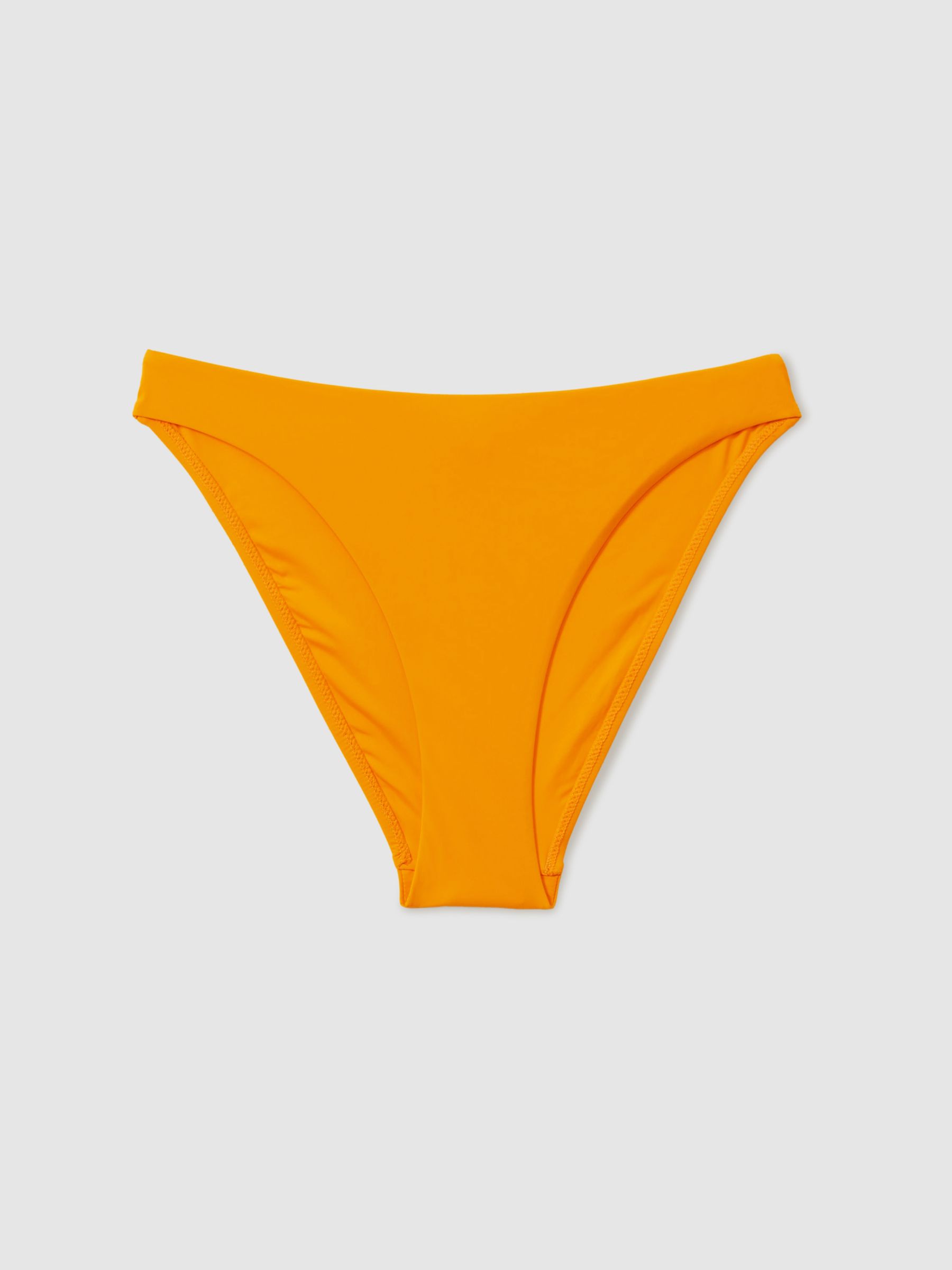 High Cut Bikini Bottoms in Yellow - Image 2 of 5