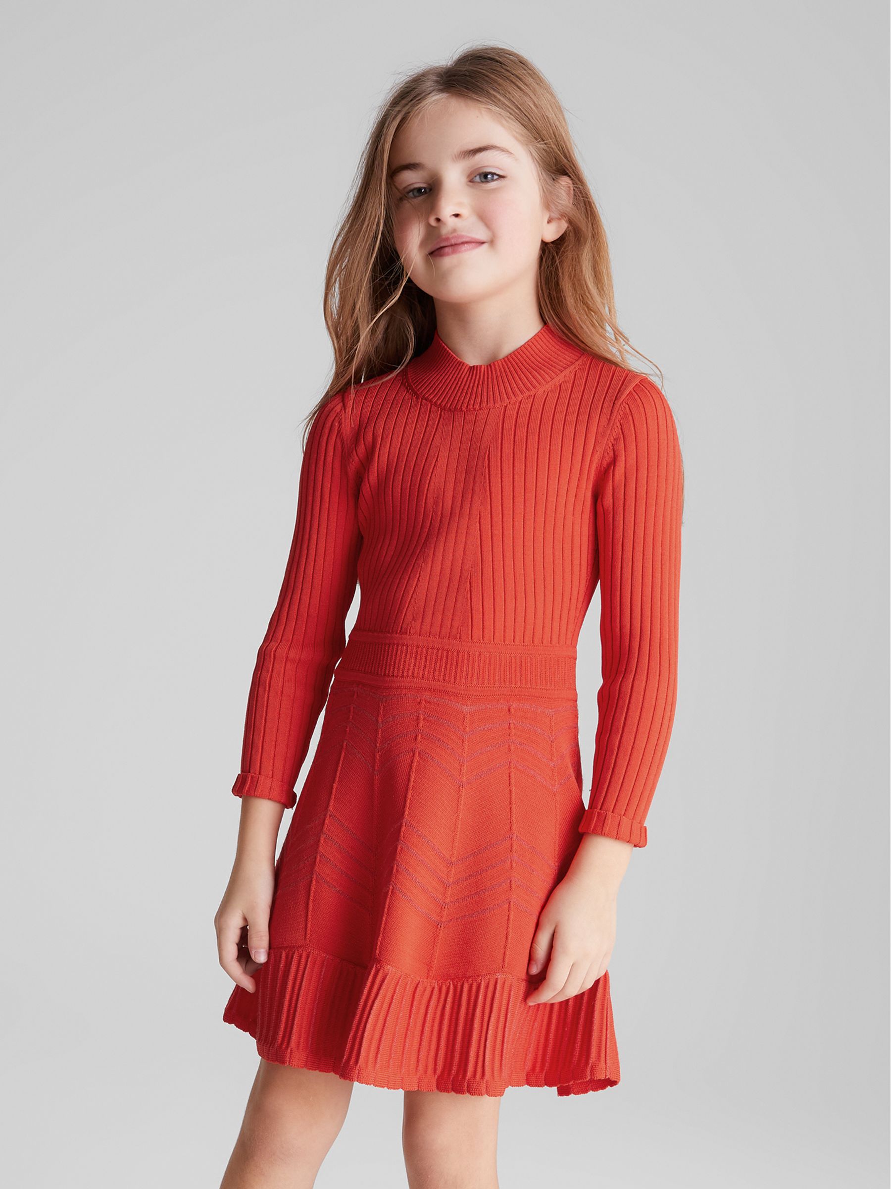 reiss jodie knitted dress Relaxed in Pink jc