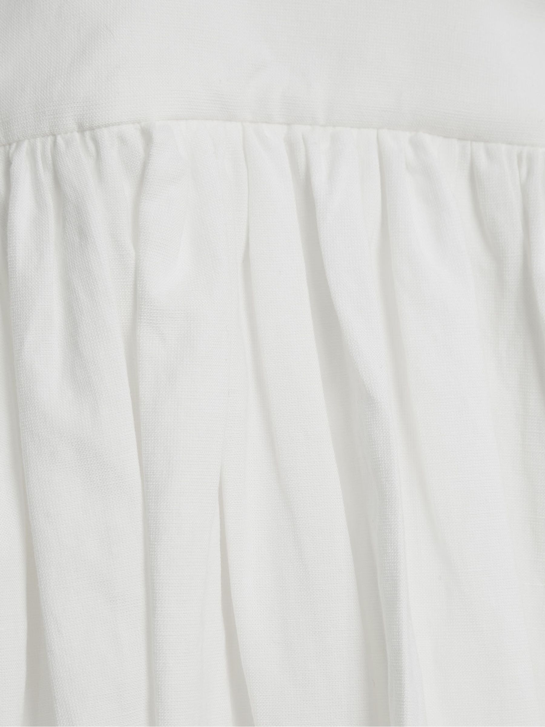 Bow Back Dress in White - Image 5 of 6