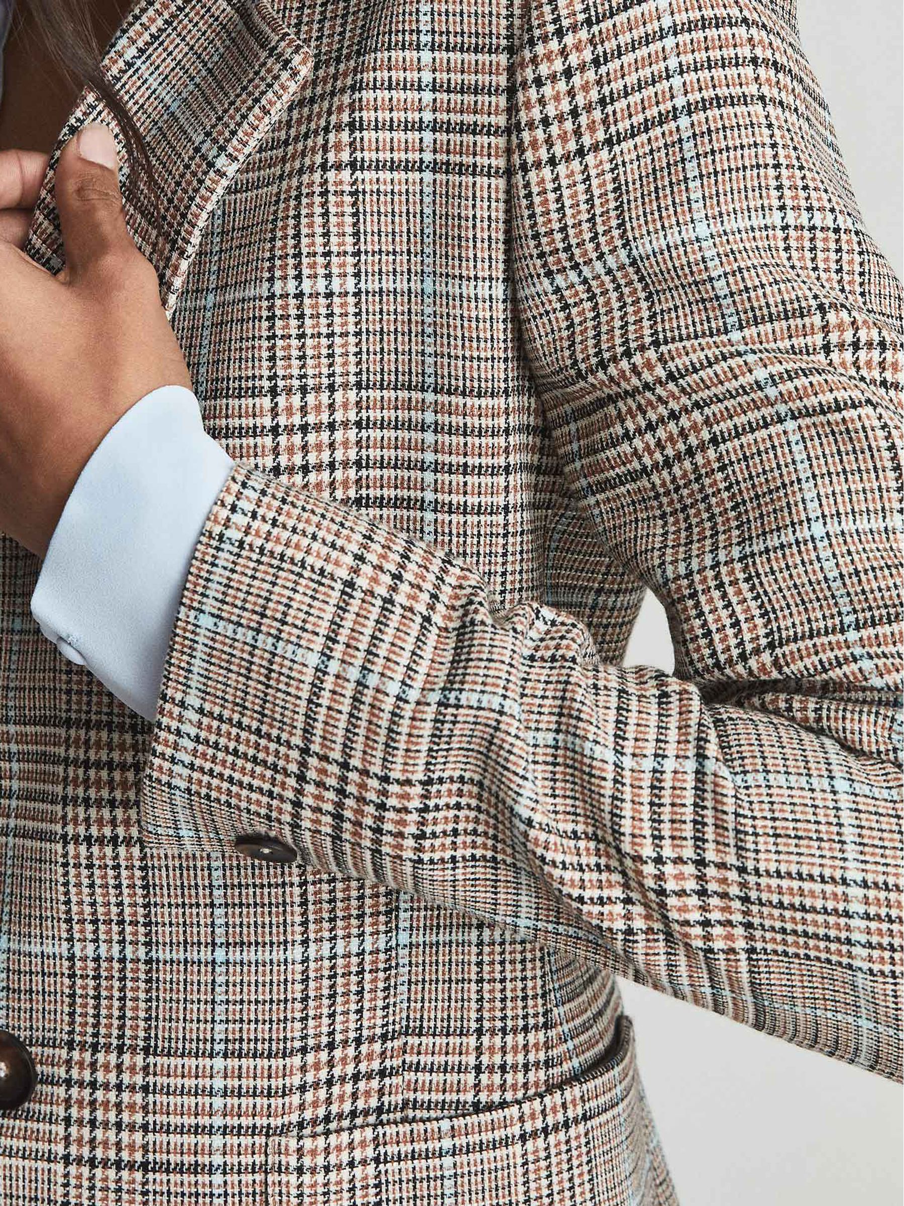 Blazer mit Prince-of-Wales-Karomuster in Mehrfarbig - Bild 4 von 5