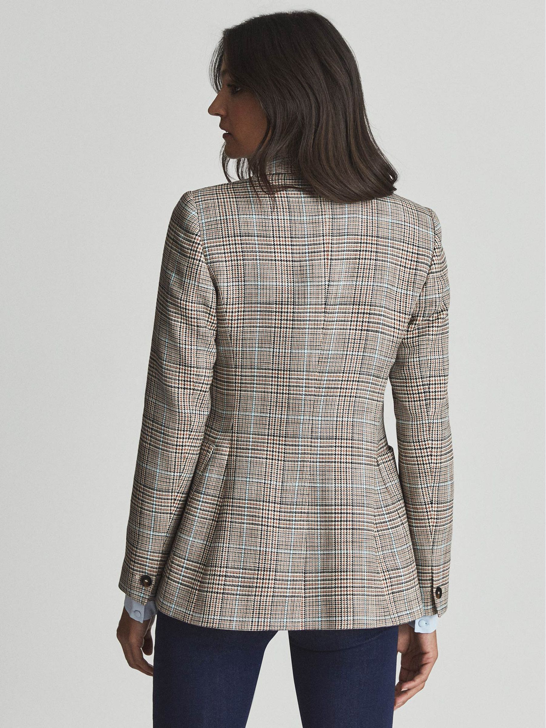 Blazer mit Prince-of-Wales-Karomuster in Mehrfarbig - Bild 5 von 5