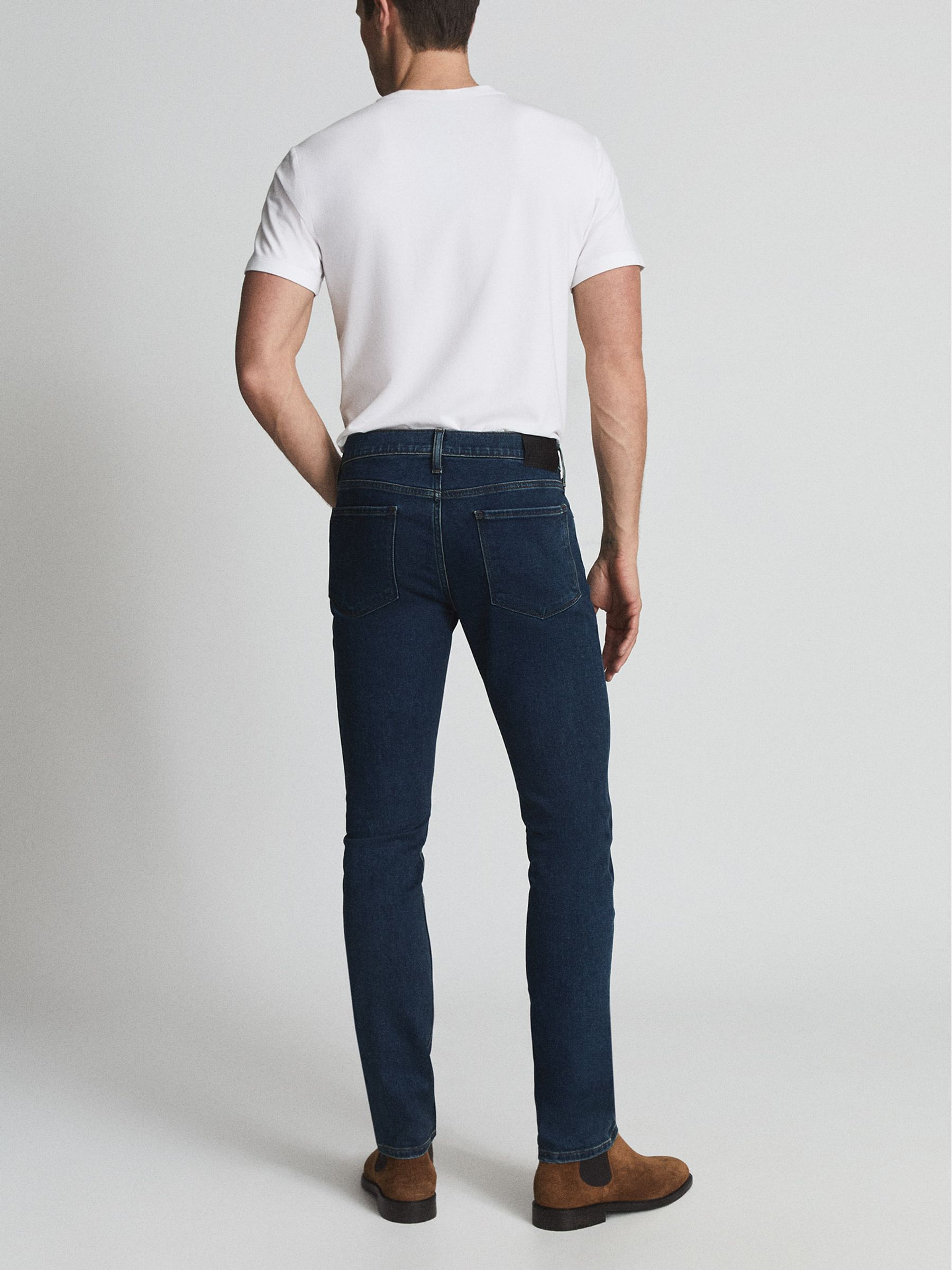 Paige High Stretch Slim Fit Jeans in Mid Indigo - Image 5 of 5