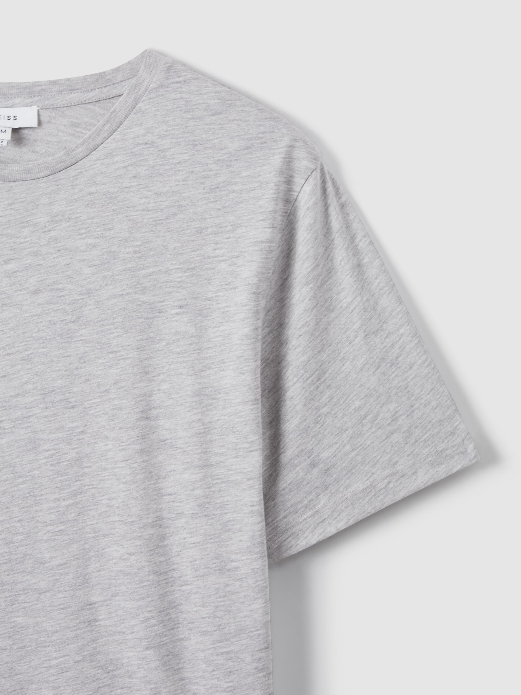 Crew Neck T-shirt in Grey - Image 3 of 6