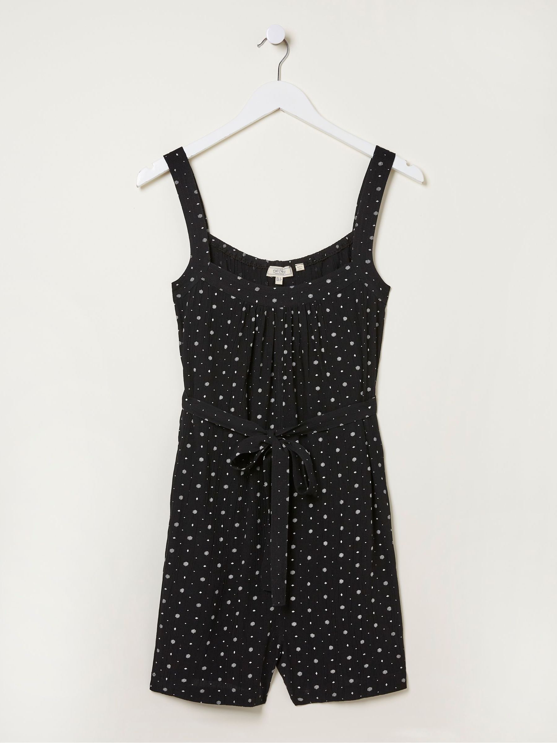 Black Geo Print Annie Playsuit - Image 5 of 5