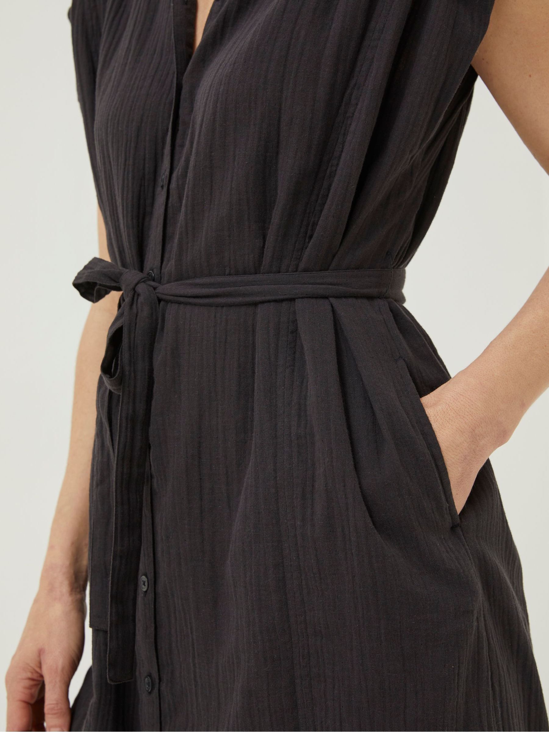 Black Finley Shirt Dress - Image 4 of 5