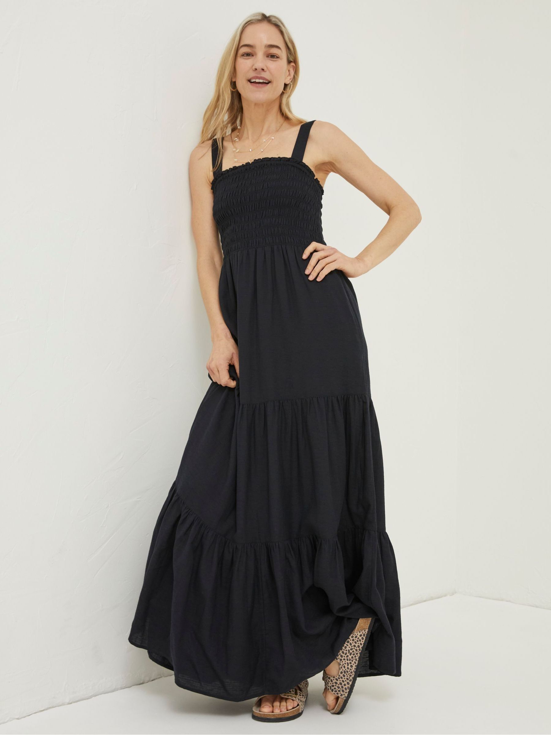 Black Danielle Maxi Dress - Image 1 of 5