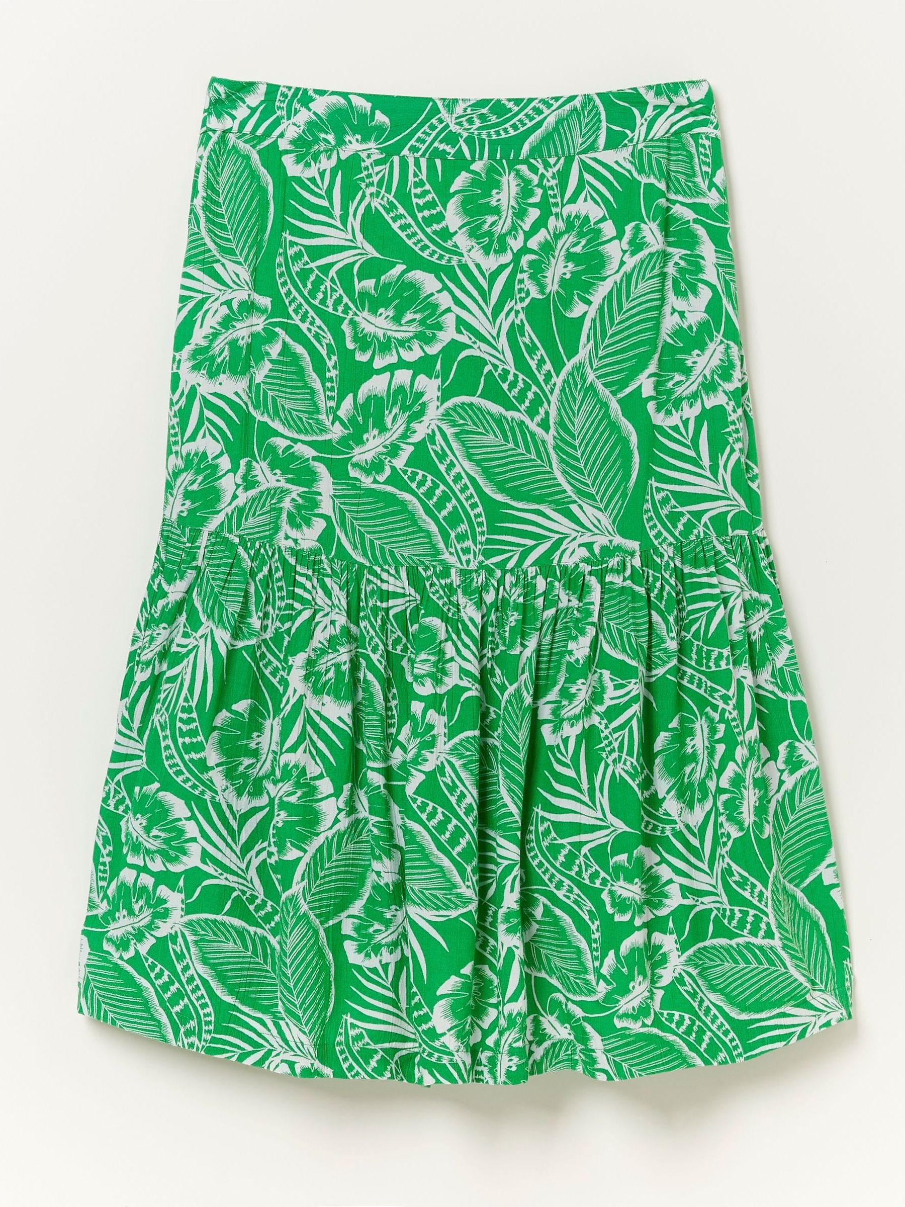 Green Remy Tropical Leaf Skirt - Image 4 of 4