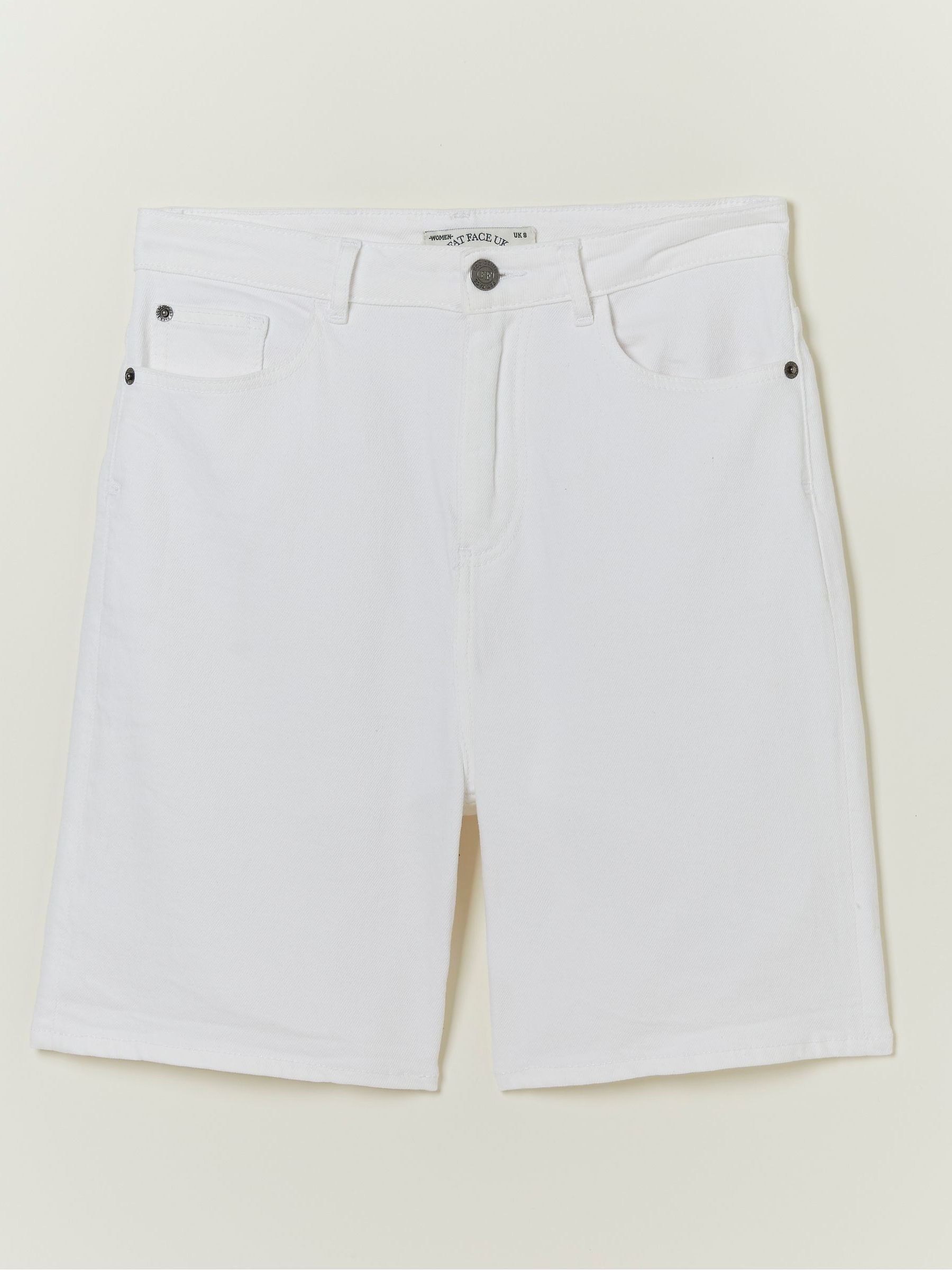 White Darley Denim Shorts - Image 5 of 5