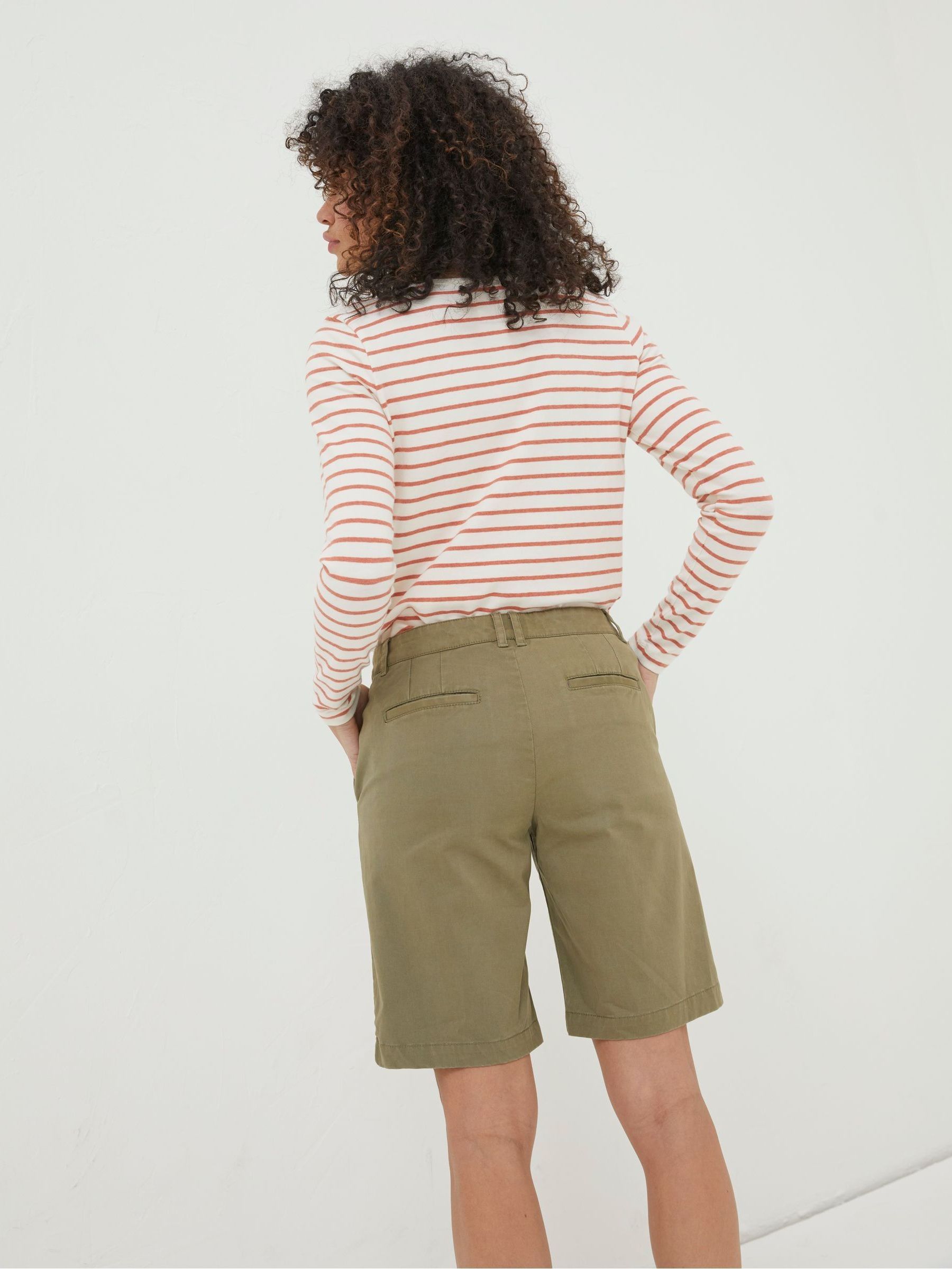 Green Falmouth Bermuda Chino Shorts - Image 2 of 4 Green Falmouth Bermuda Chino Shorts - Image 2 of 4
