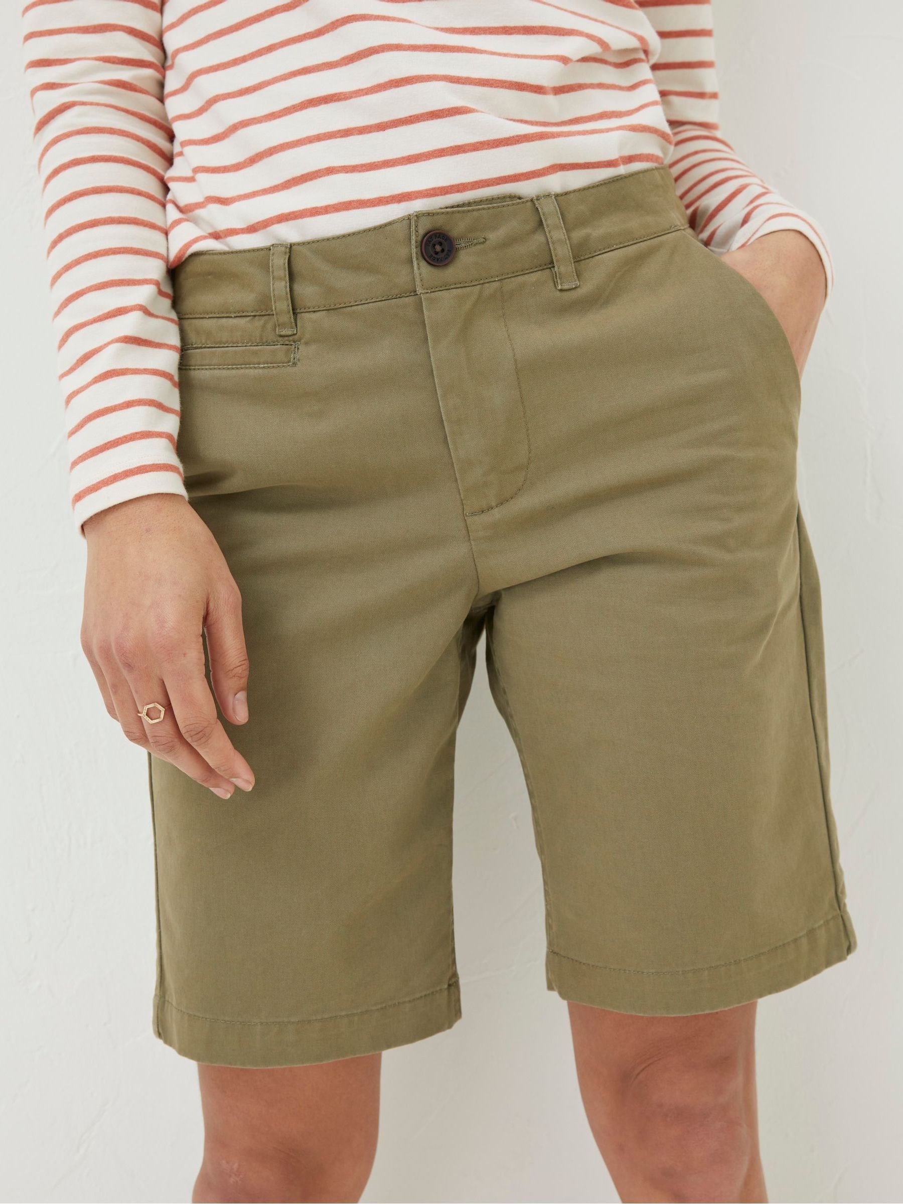 Green Falmouth Bermuda Chino Shorts - Image 3 of 4