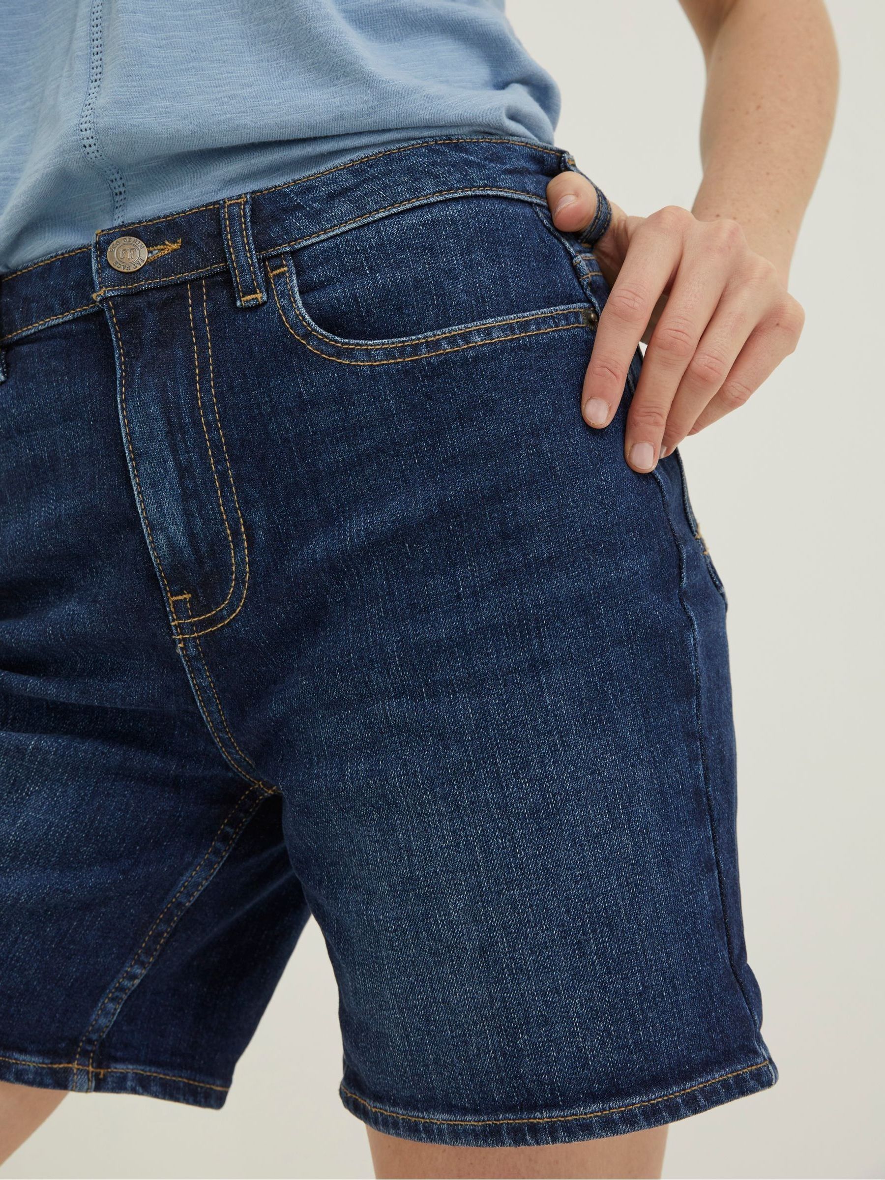 Blue Darley Denim Shorts - Image 4 of 5
