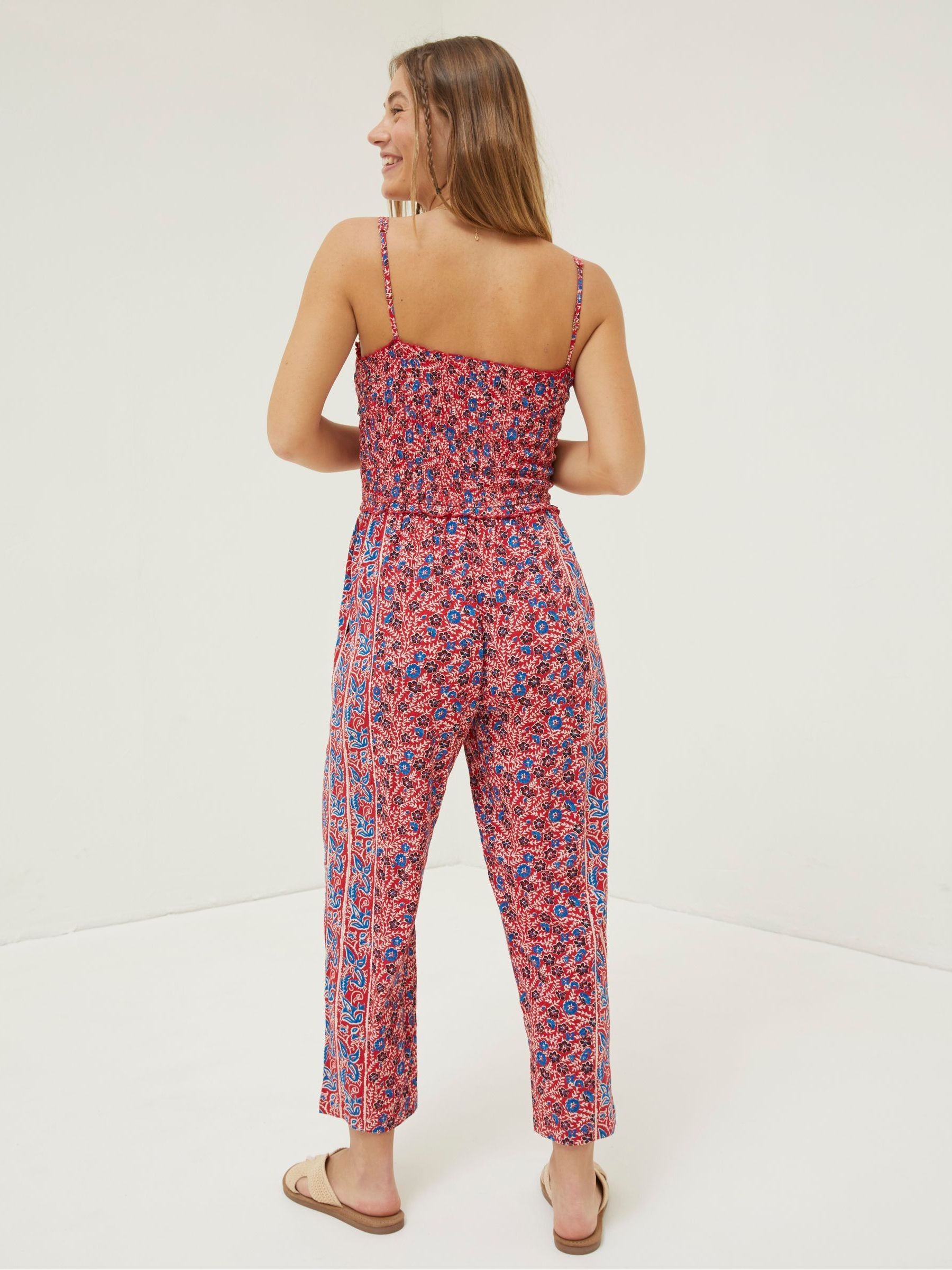Red Natalie Meadow Jumpsuit - Image 2 of 4