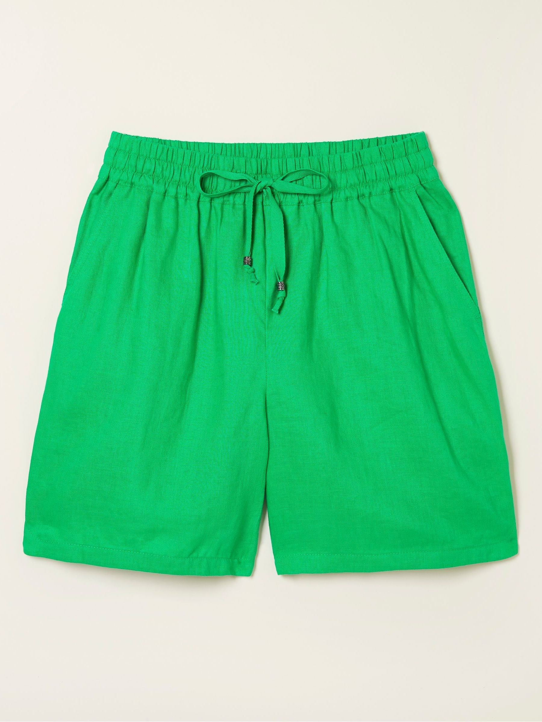 Green Tenby Linen Shorts - Image 4 of 4