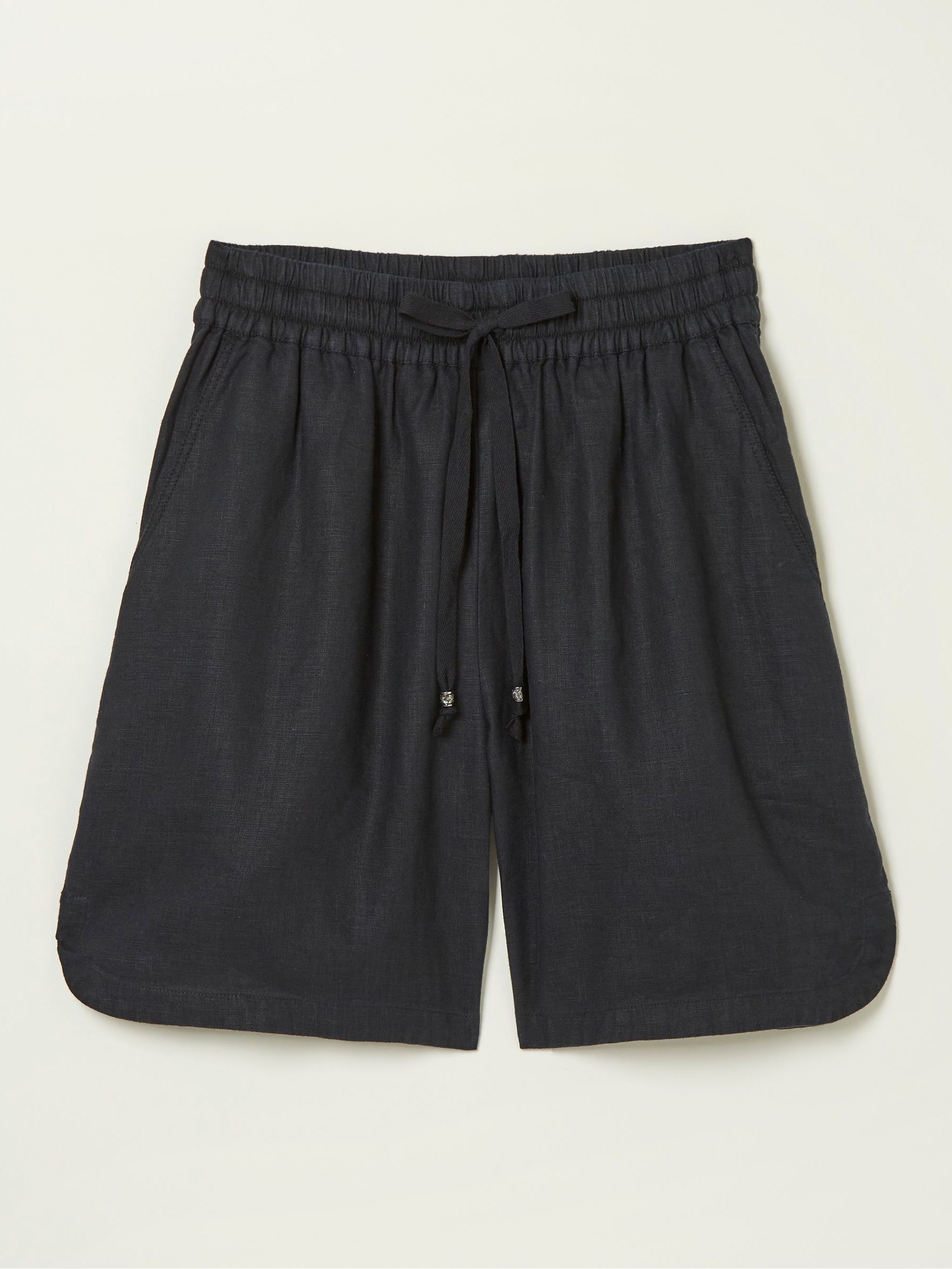 Black Tenby Linen Shorts - Image 5 of 5