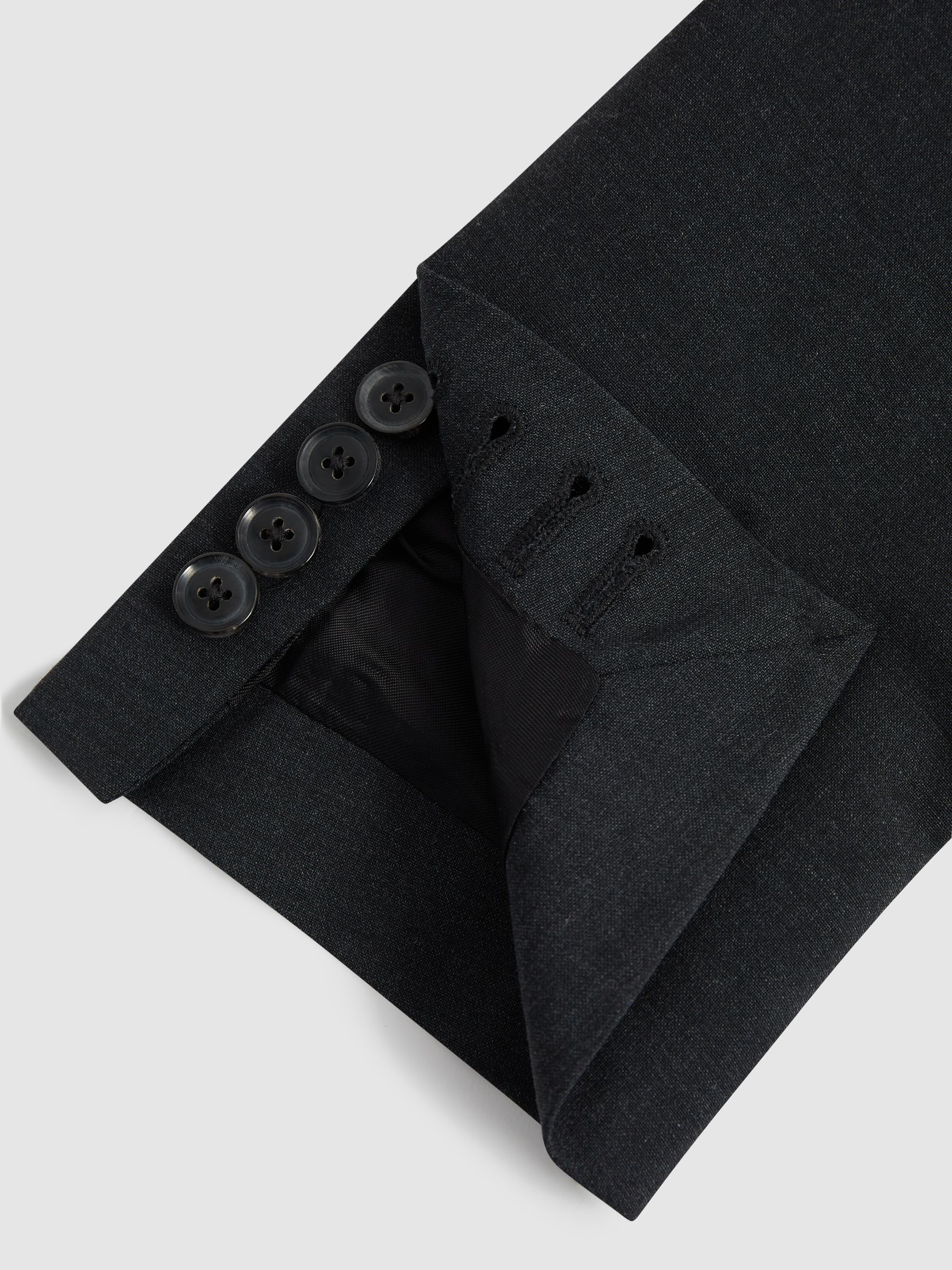 Modern Fit Travel Blazer in Charcoal - Image 8 of 11