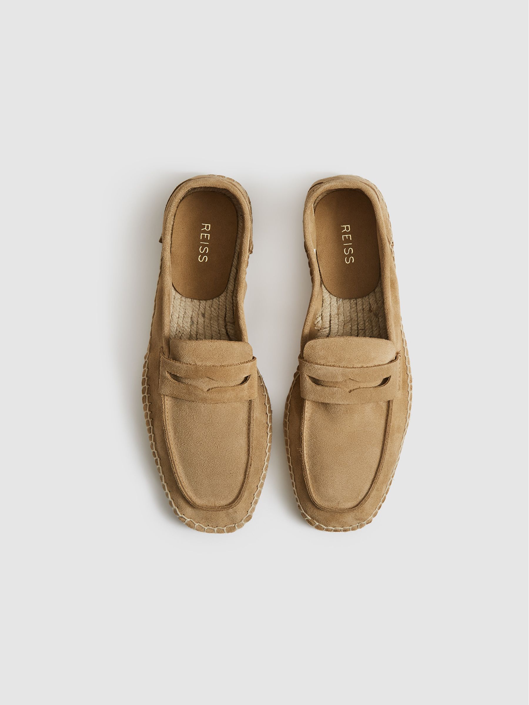 Suede Espadrilles in Sand - Image 3 of 5