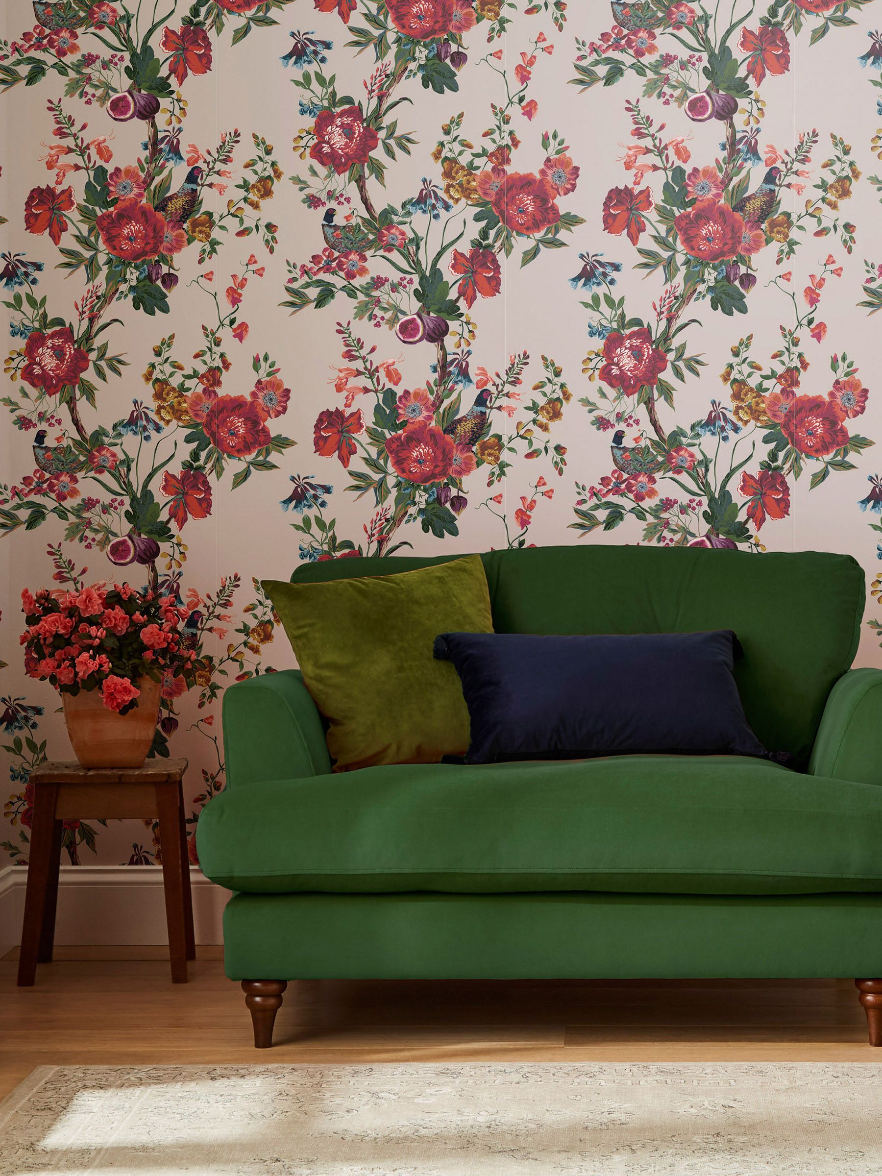 Antique Creme Forest Chinoiserie Wallpaper - Image 1 of 3
