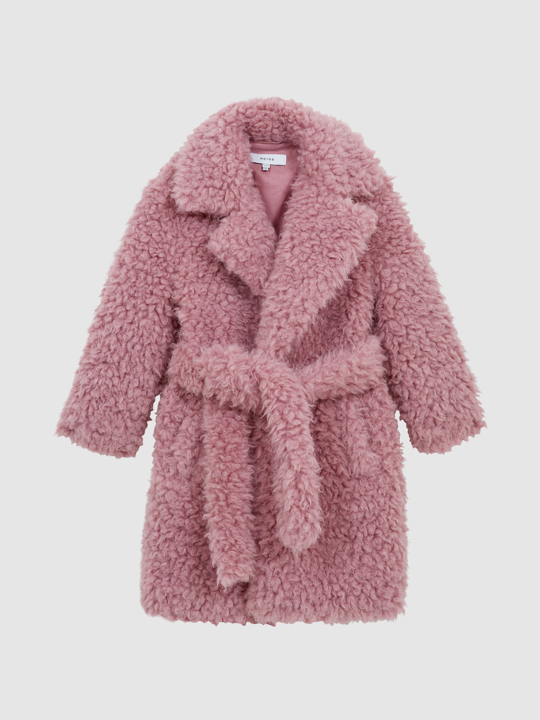 Junior Teddy Coat in Pink - Image 2 of 6