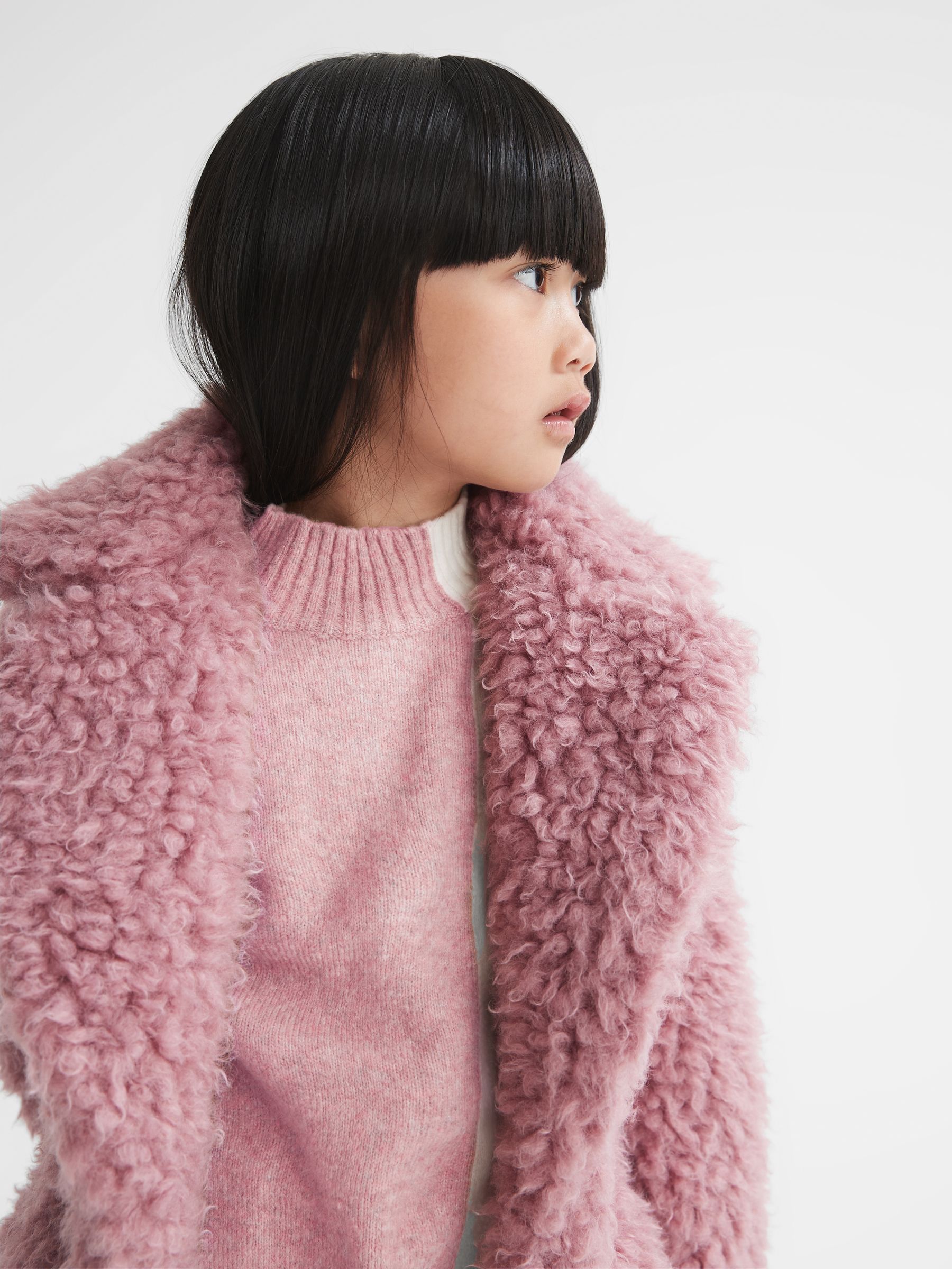 Junior Teddy Coat in Pink - Image 4 of 6