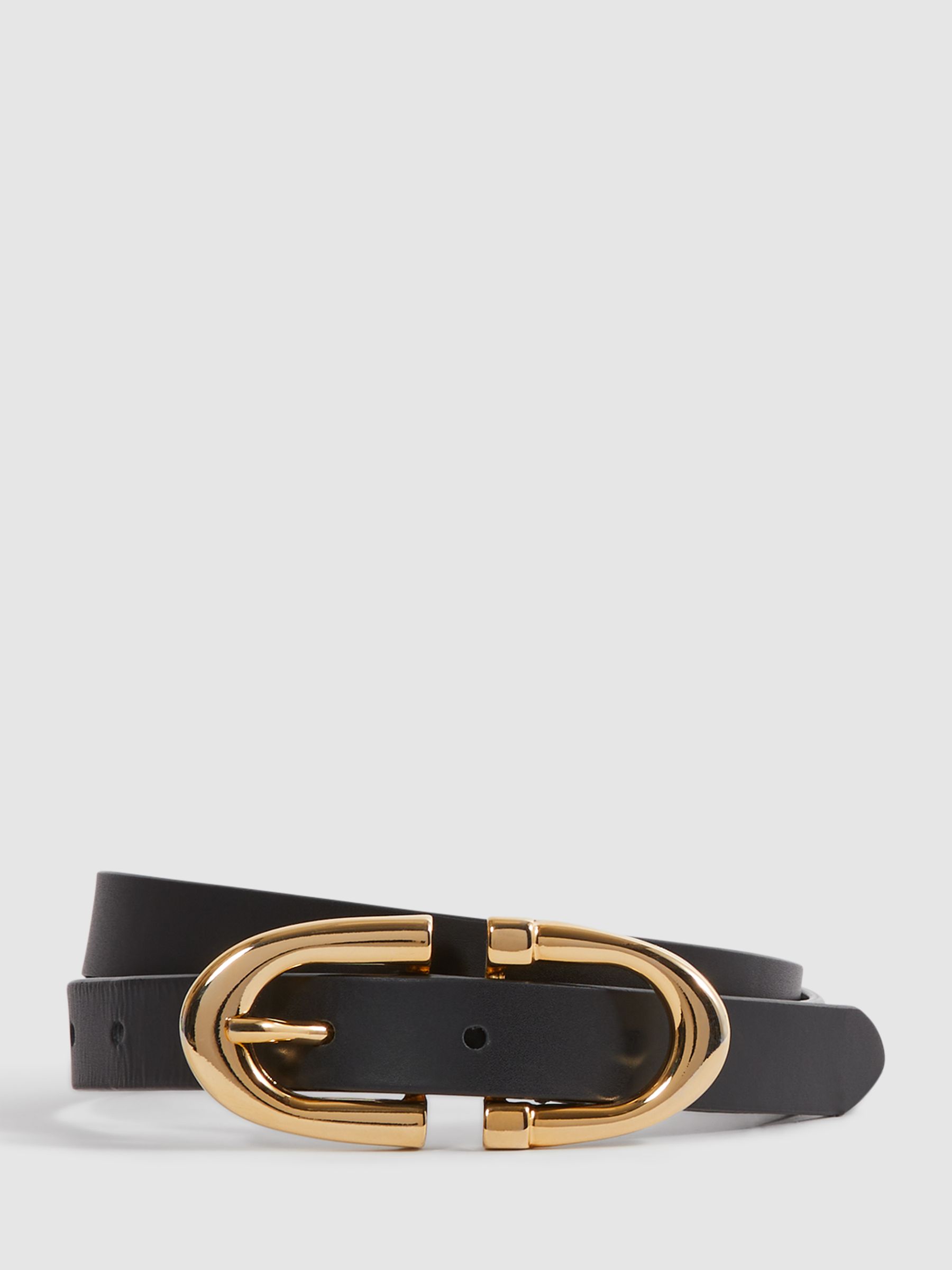 Horseshoe Belt in Black - Image 1 of 4