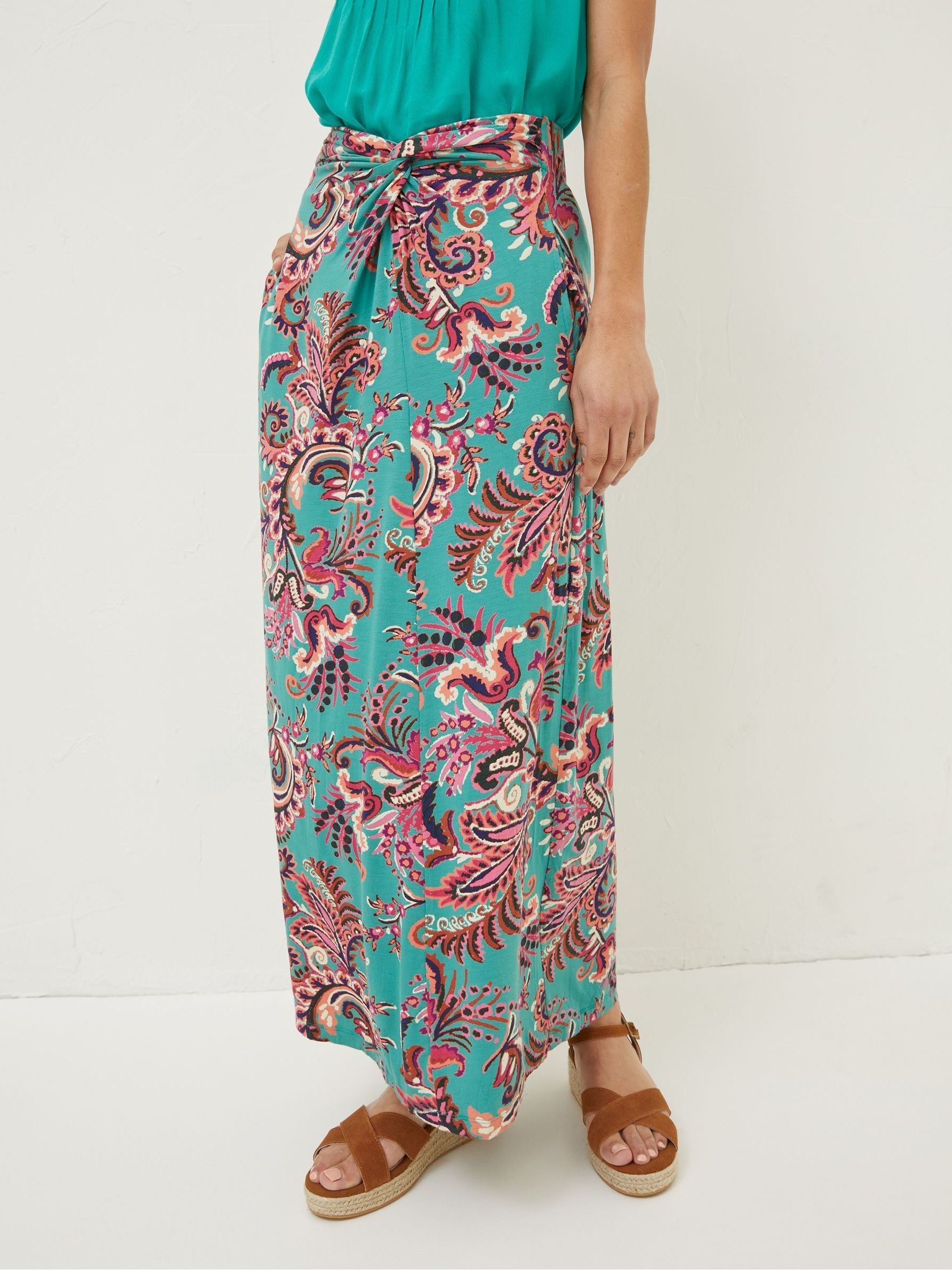 Green Shona Festival Maxi Skirt - Image 1 of 6