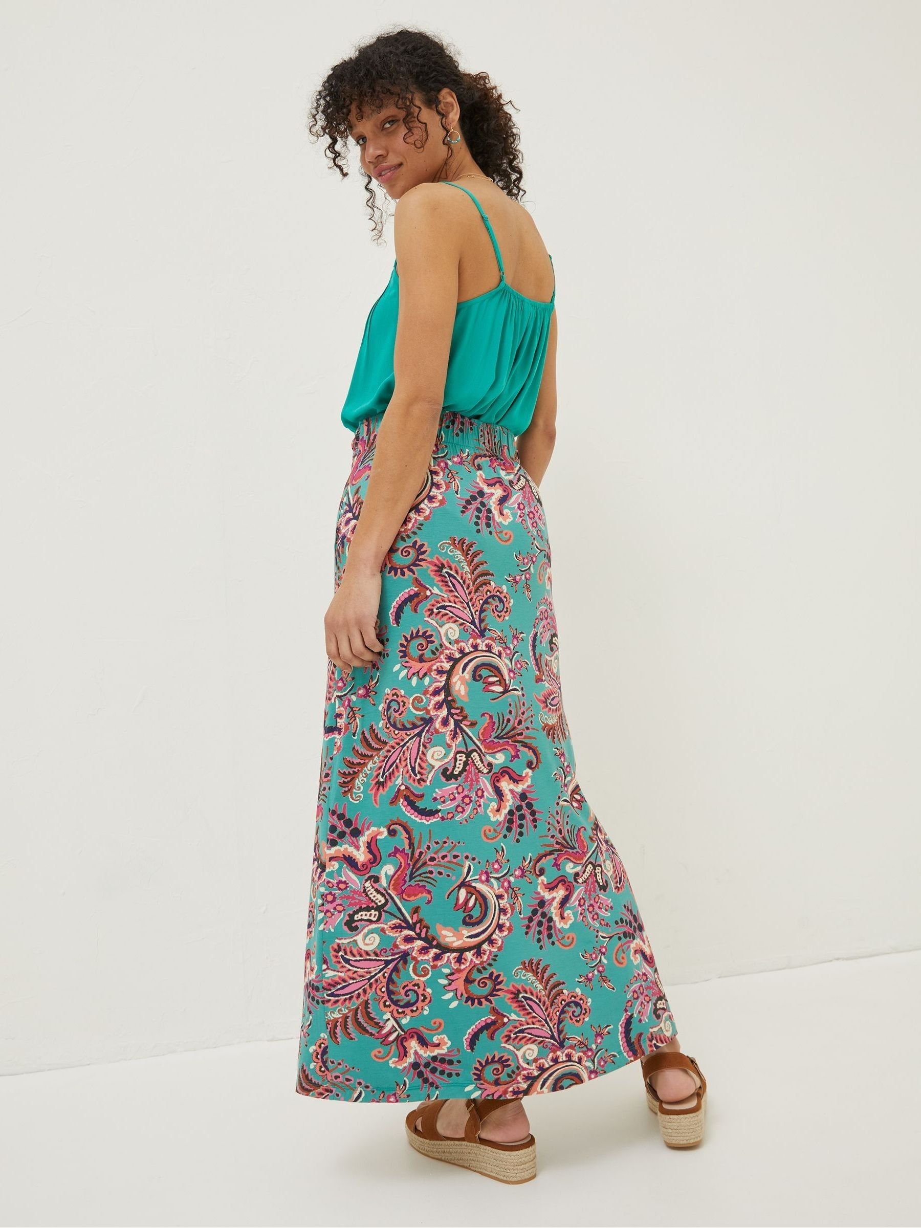 Green Shona Festival Maxi Skirt - Image 2 of 6