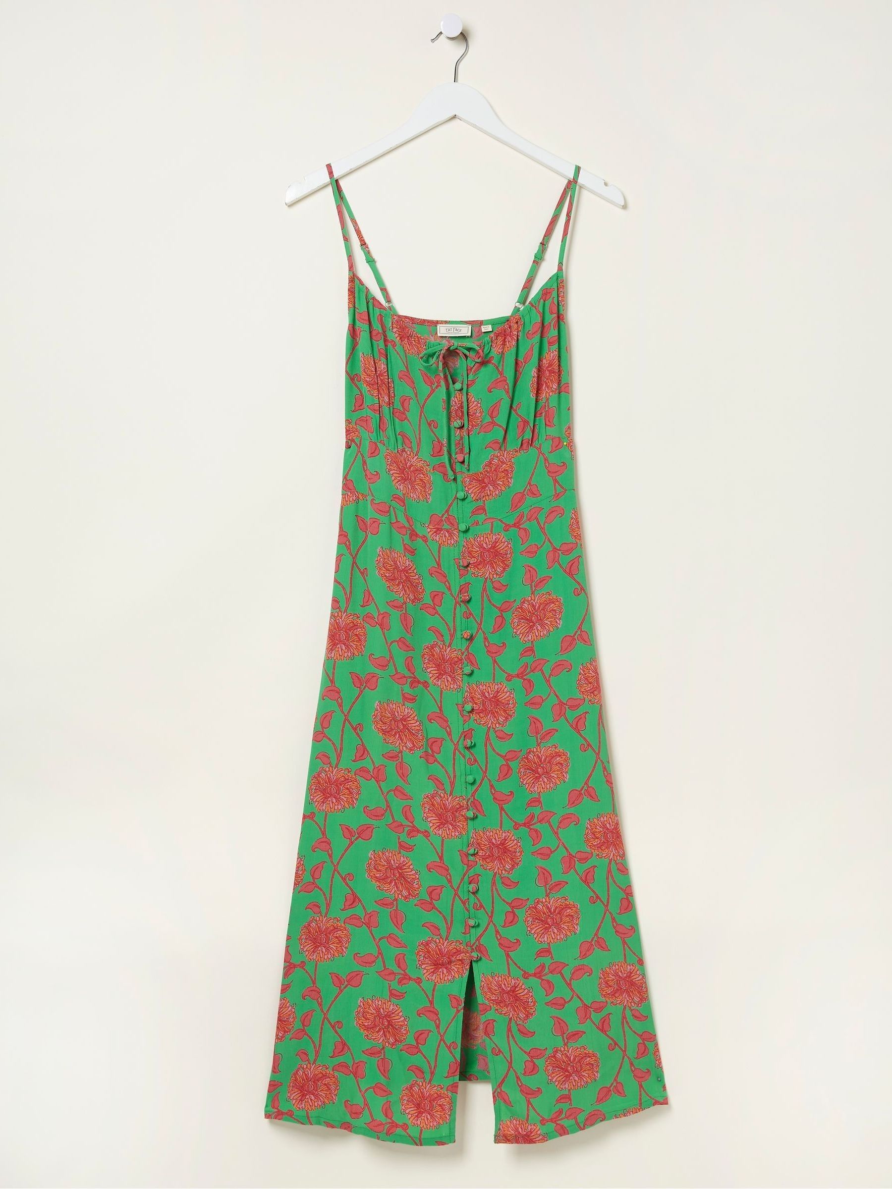Green Ariel Bali Blooms Midi Dress - Image 5 of 5