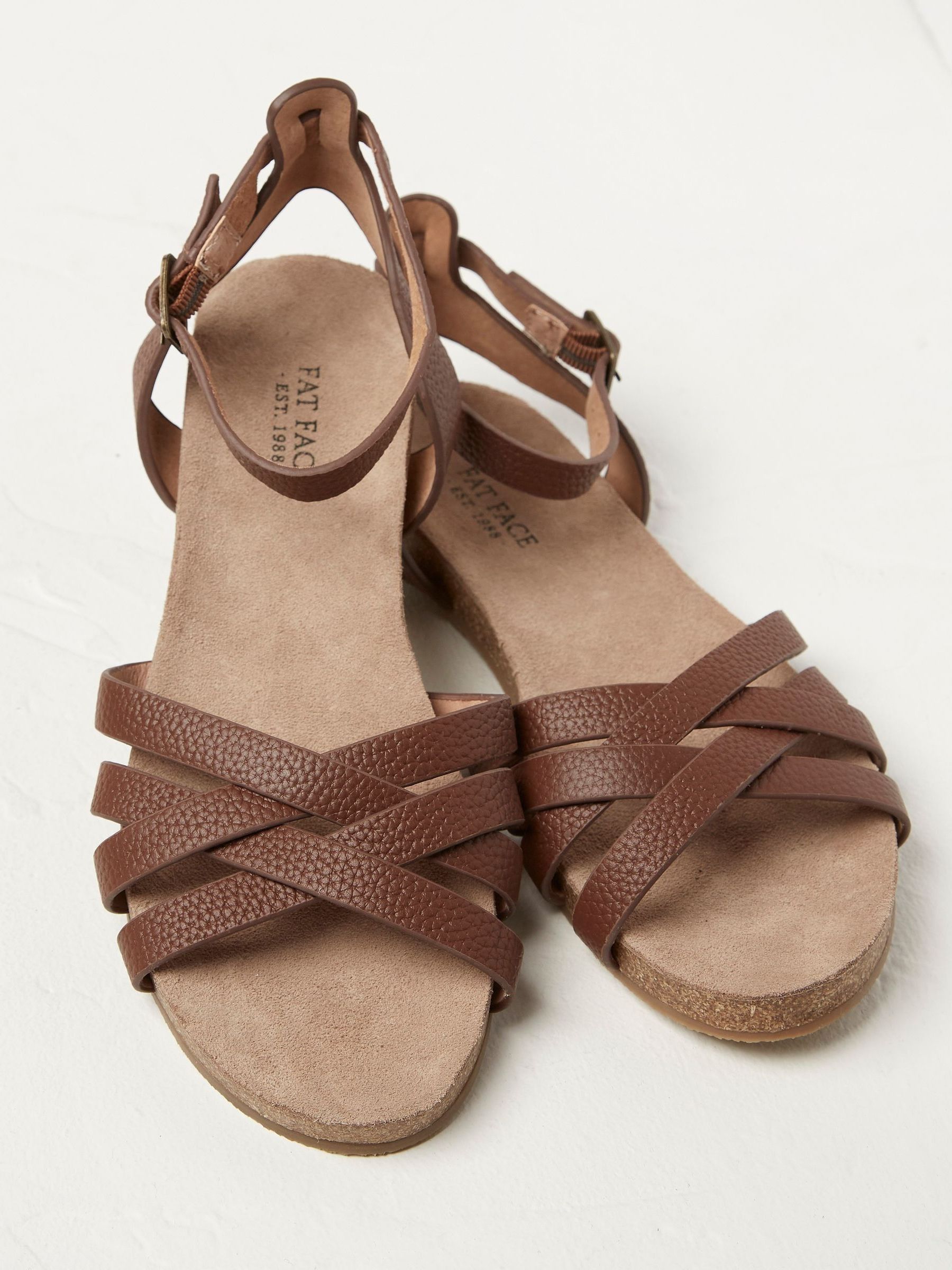 Brown Beth Sandals - Image 2 of 2 Brown Beth Sandals - Image 2 of 2