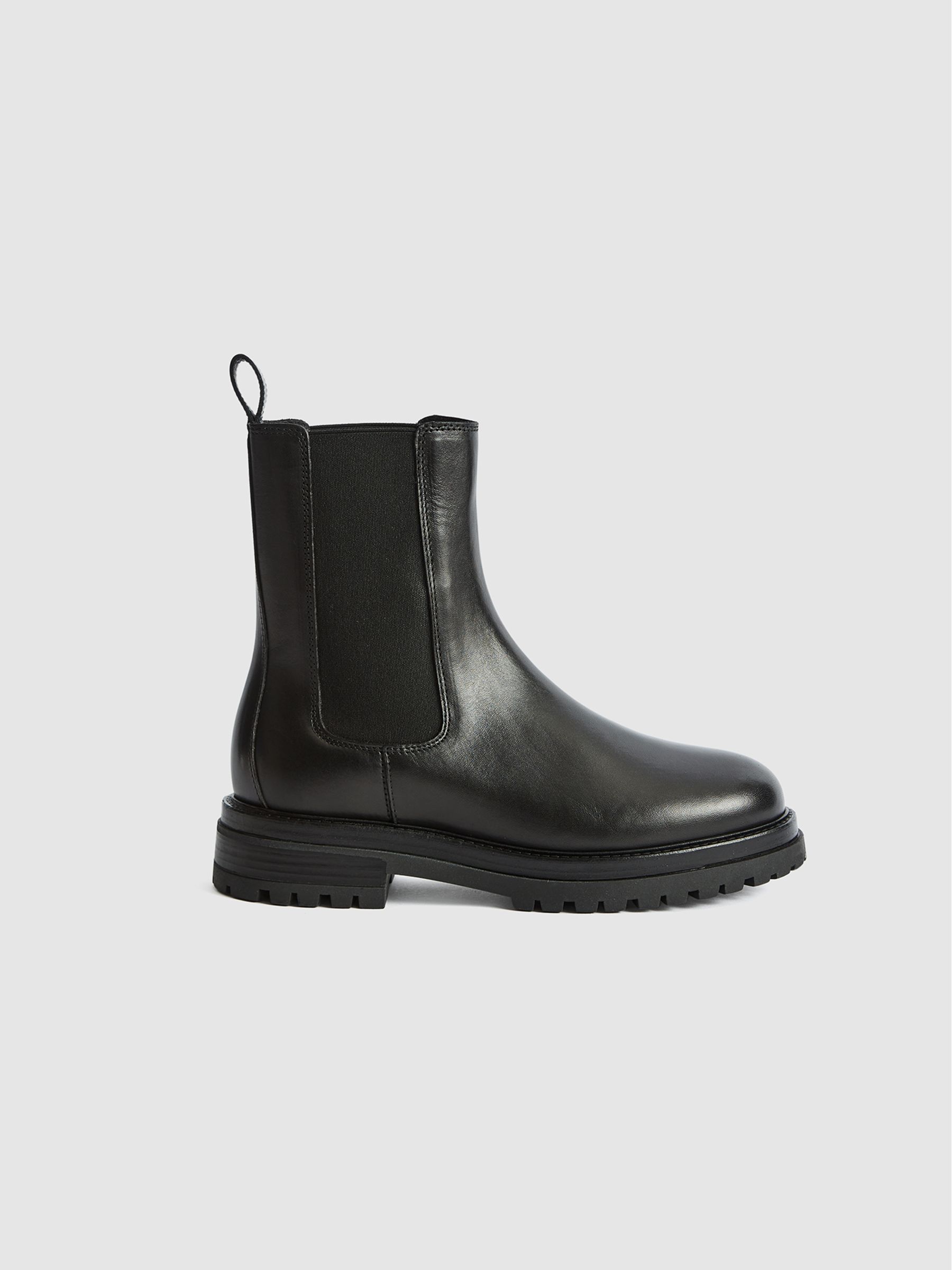 Leather Chelsea Boots in Black - Image 14 of 14