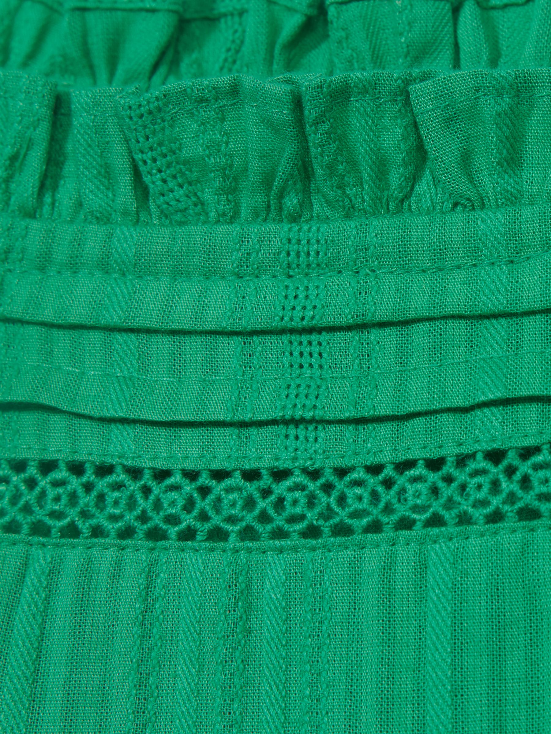 Textured Midi Dress in Green - Image 5 of 5