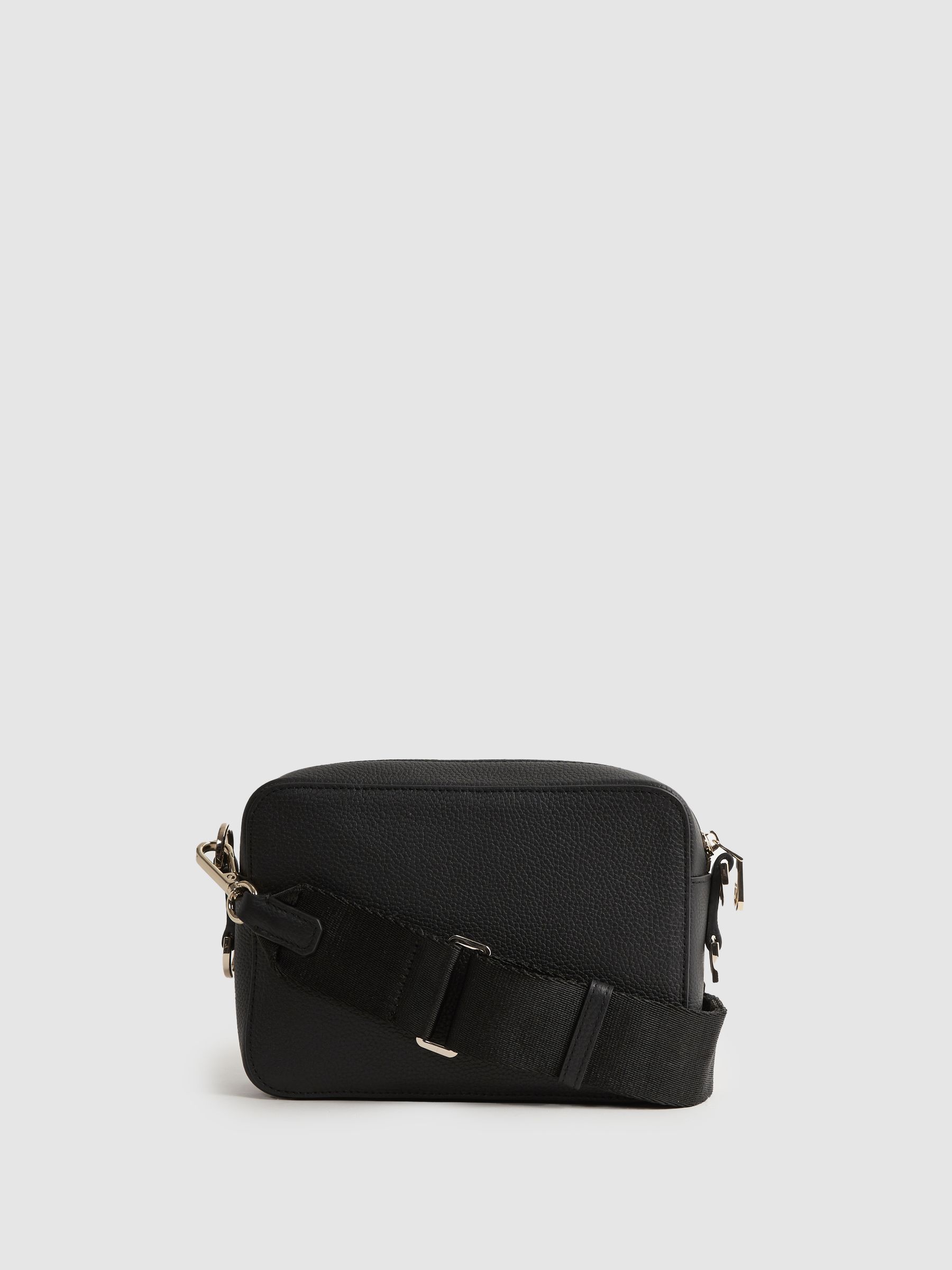 Leather Crossbody Bag in Black - Image 3 of 8