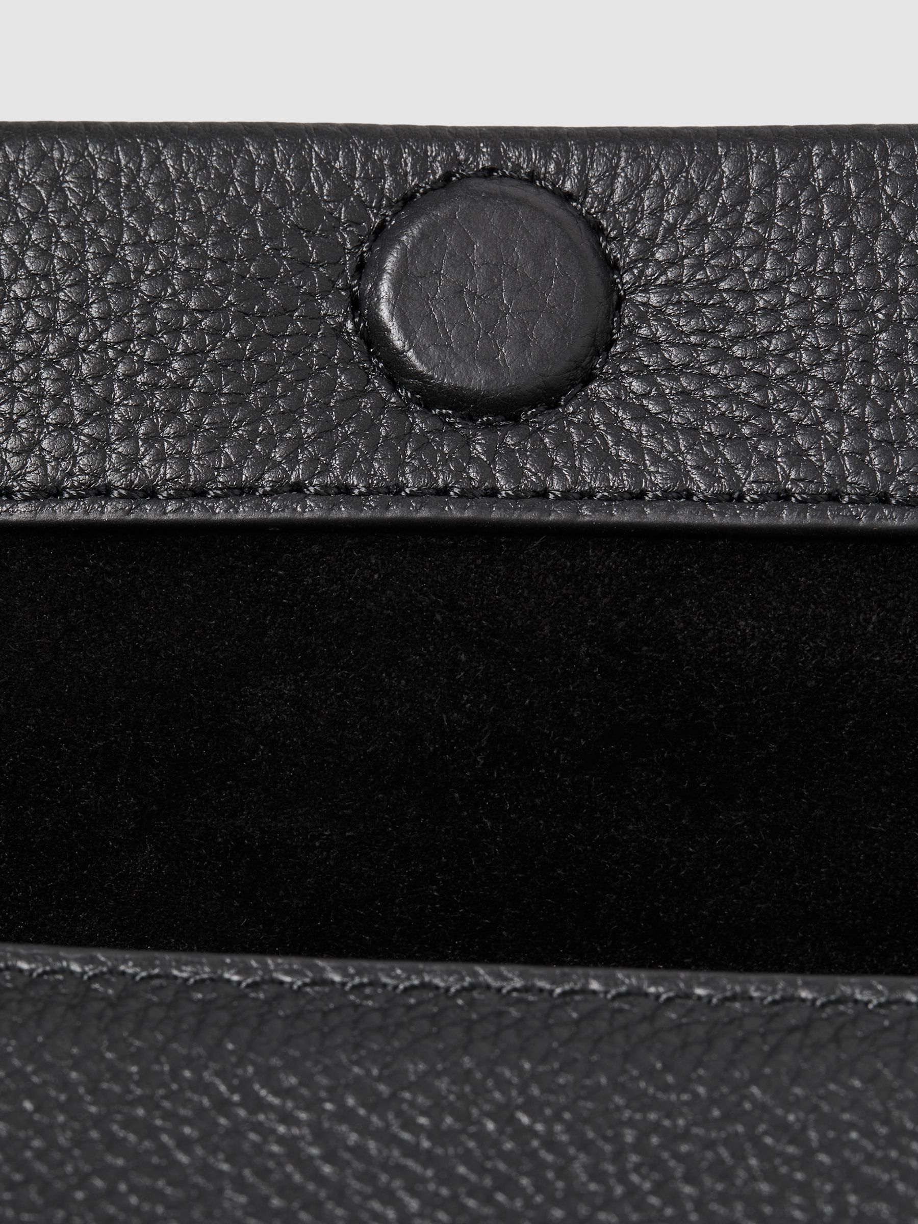 Leather Crossbody Bag in Black - Image 6 of 8