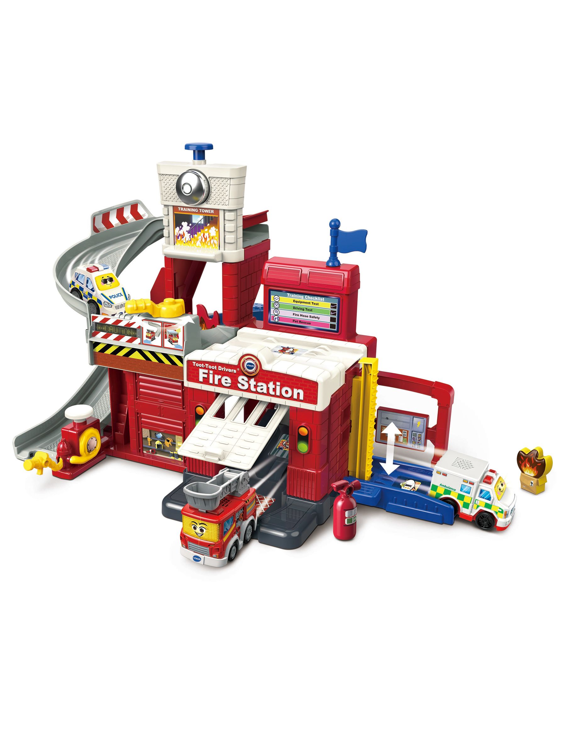 V-Tech TootToot Drivers Fire Station - Image 2 of 6