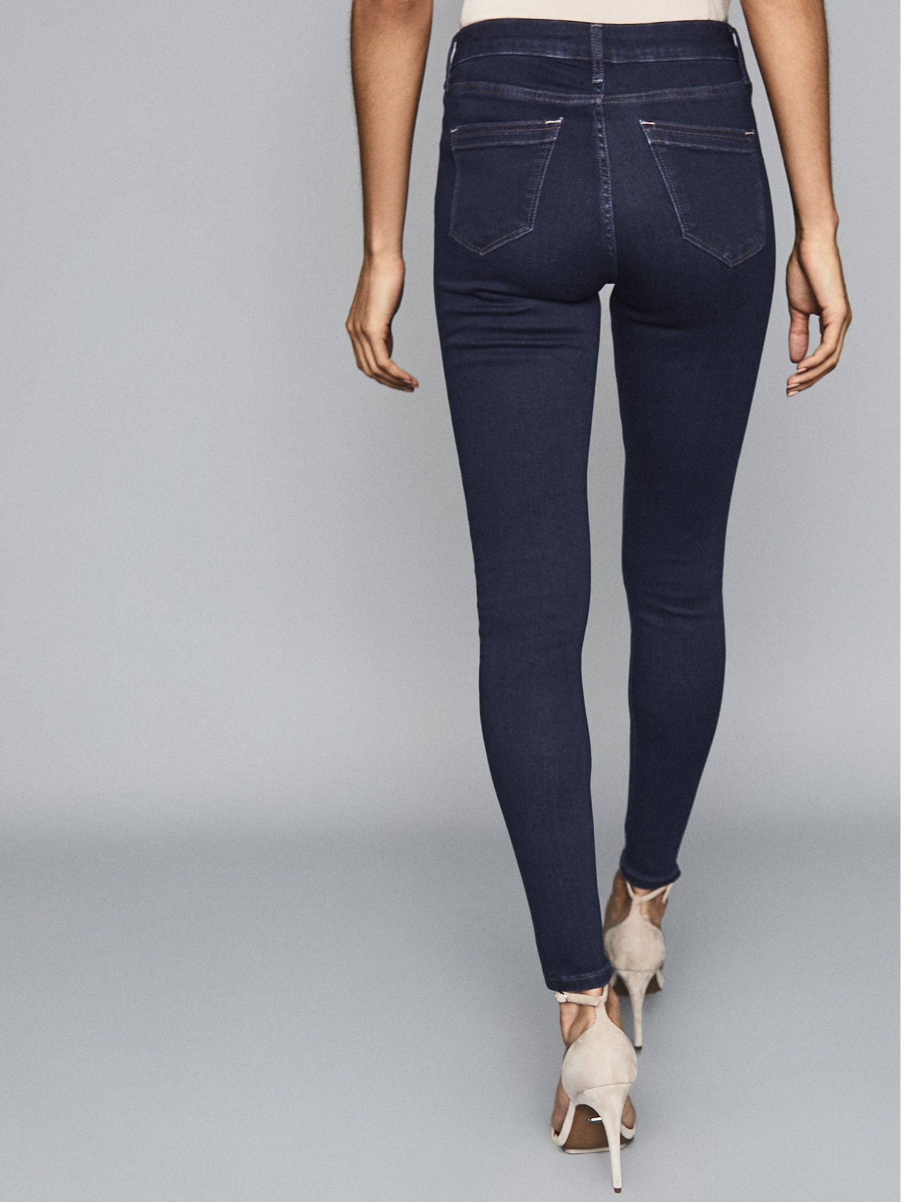 Mid Rise Skinny Jeans in Indigo - Image 5 of 6