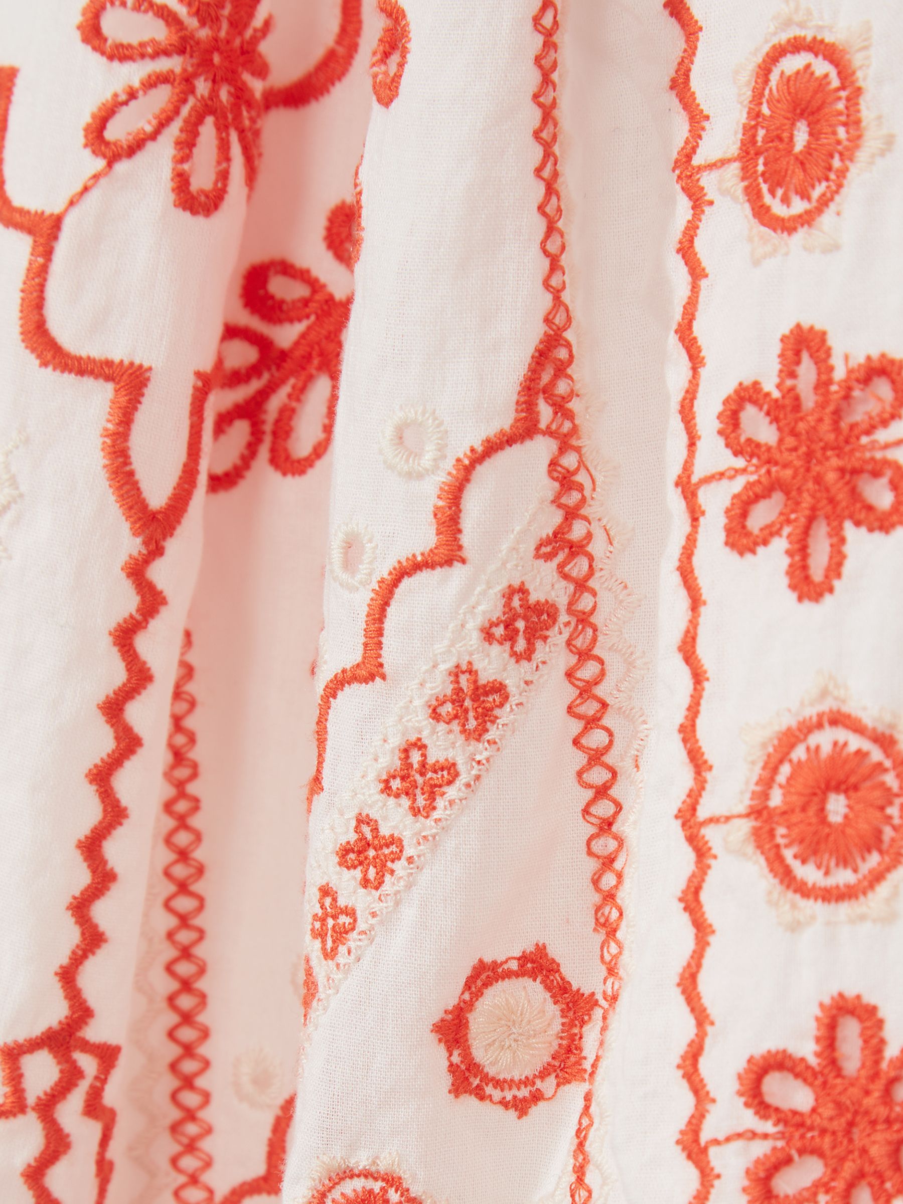 Embroidered Dress in White - Image 6 of 6