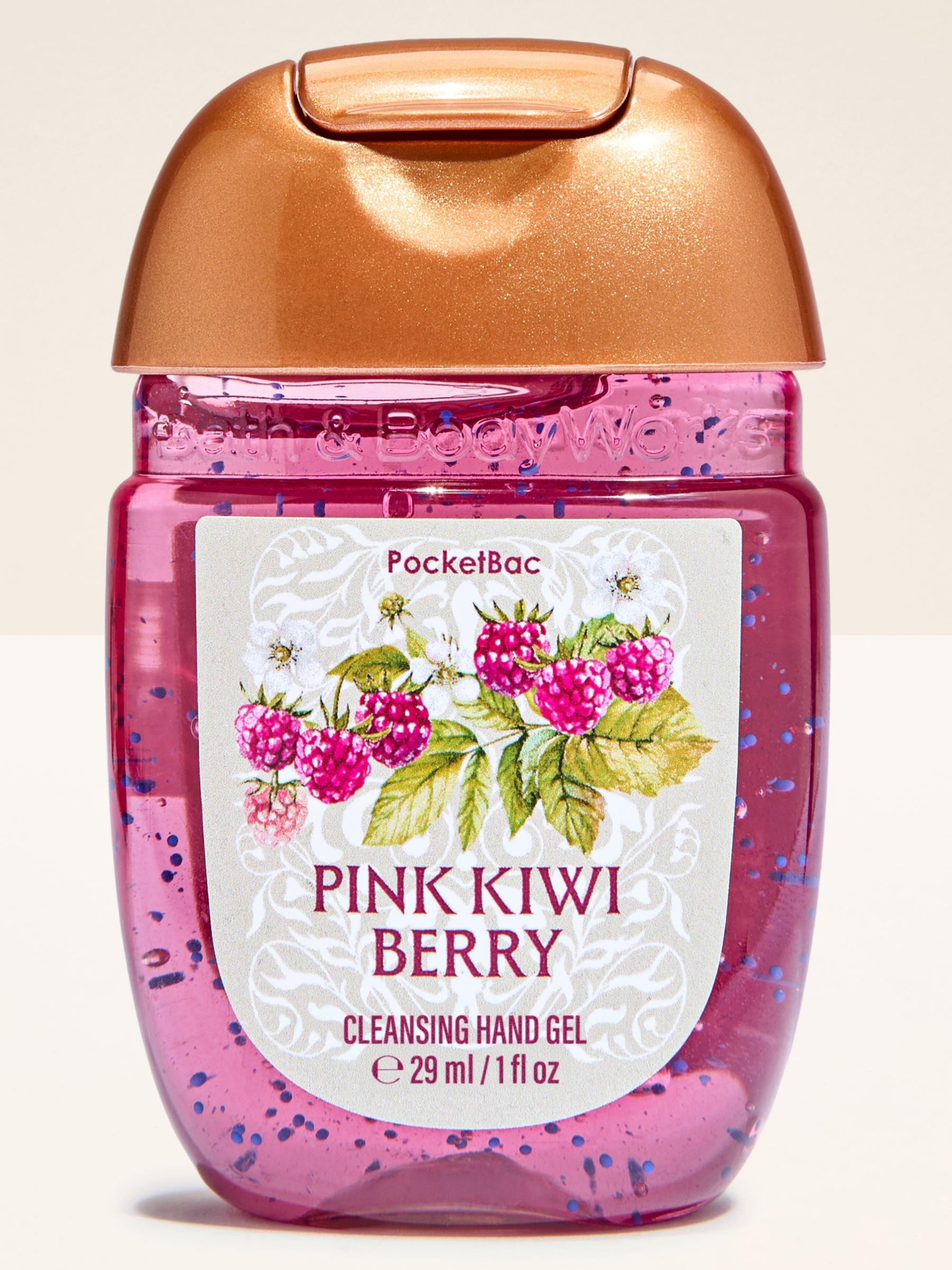 Pink Kiwi Berry PocketBac Cleansing Hand Gel 29ml - Image 1 of 4