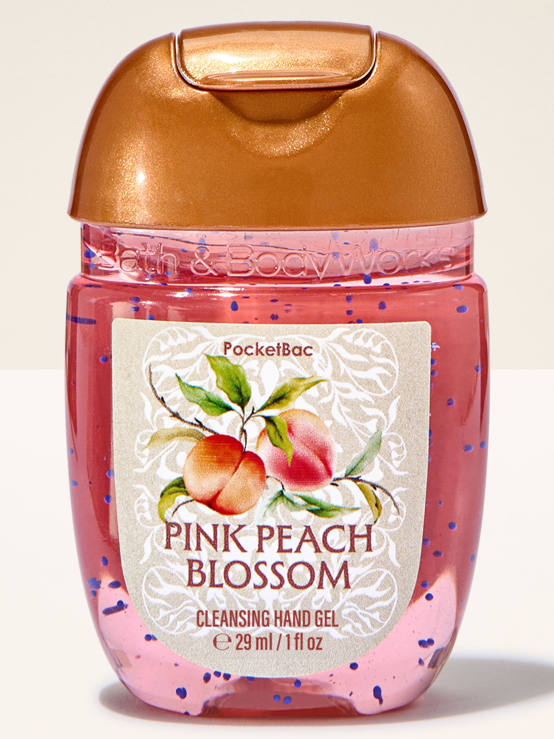 Pink Peach Blossom PocketBac Cleansing Hand Gel 29ml - Image 1 of 3