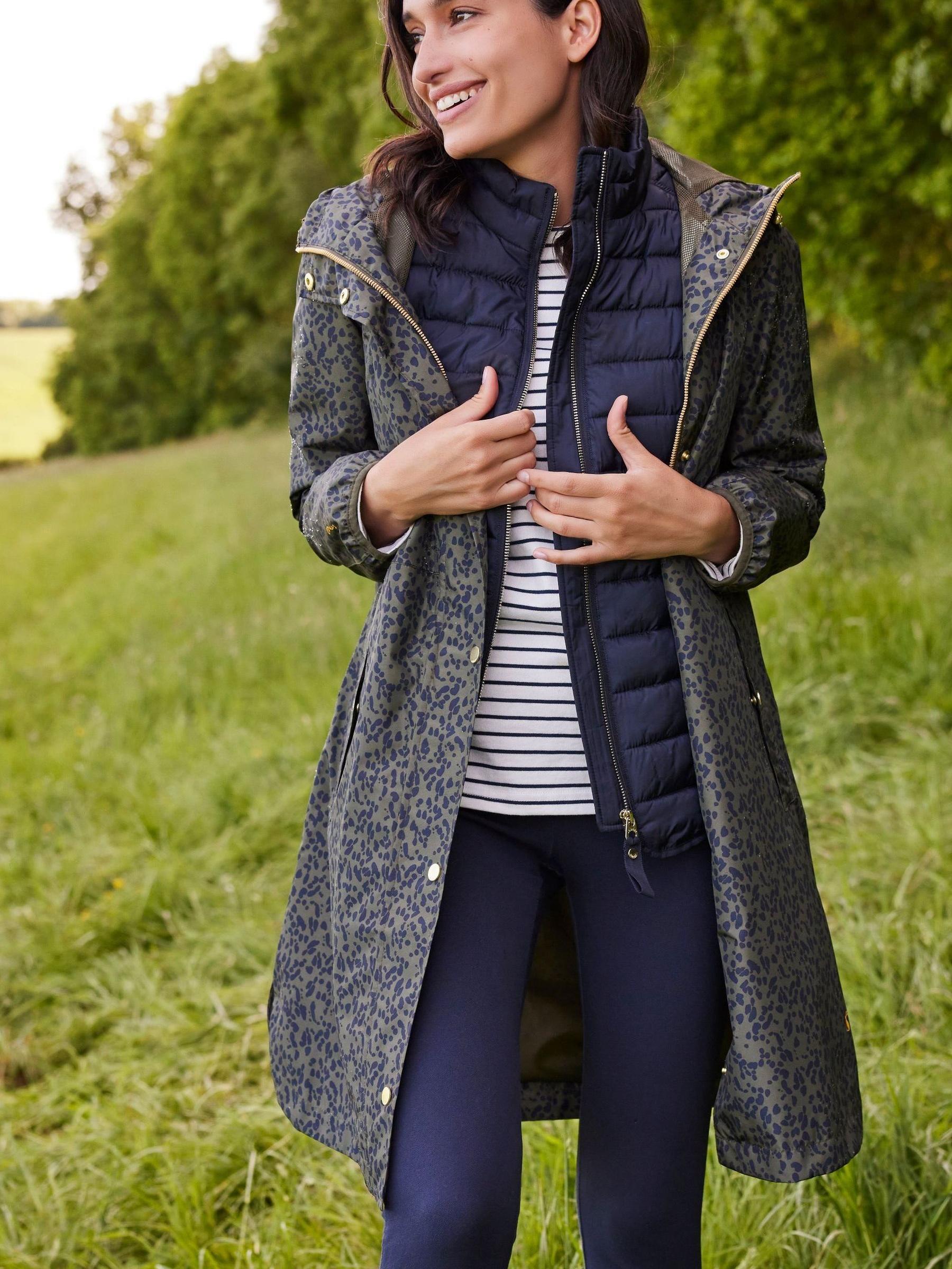 Animal Joules Animal Print Waybridge Relaxed Fit Waterproof Jacket - Image 1 of 15