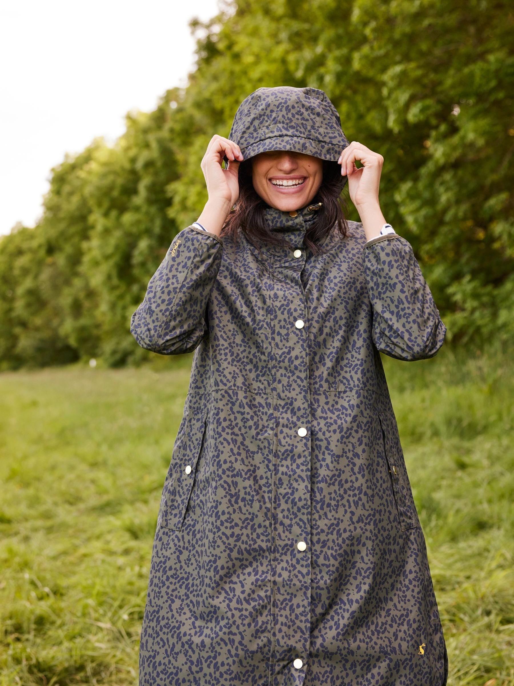 Animal Joules Animal Print Waybridge Relaxed Fit Waterproof Jacket - Image 3 of 15