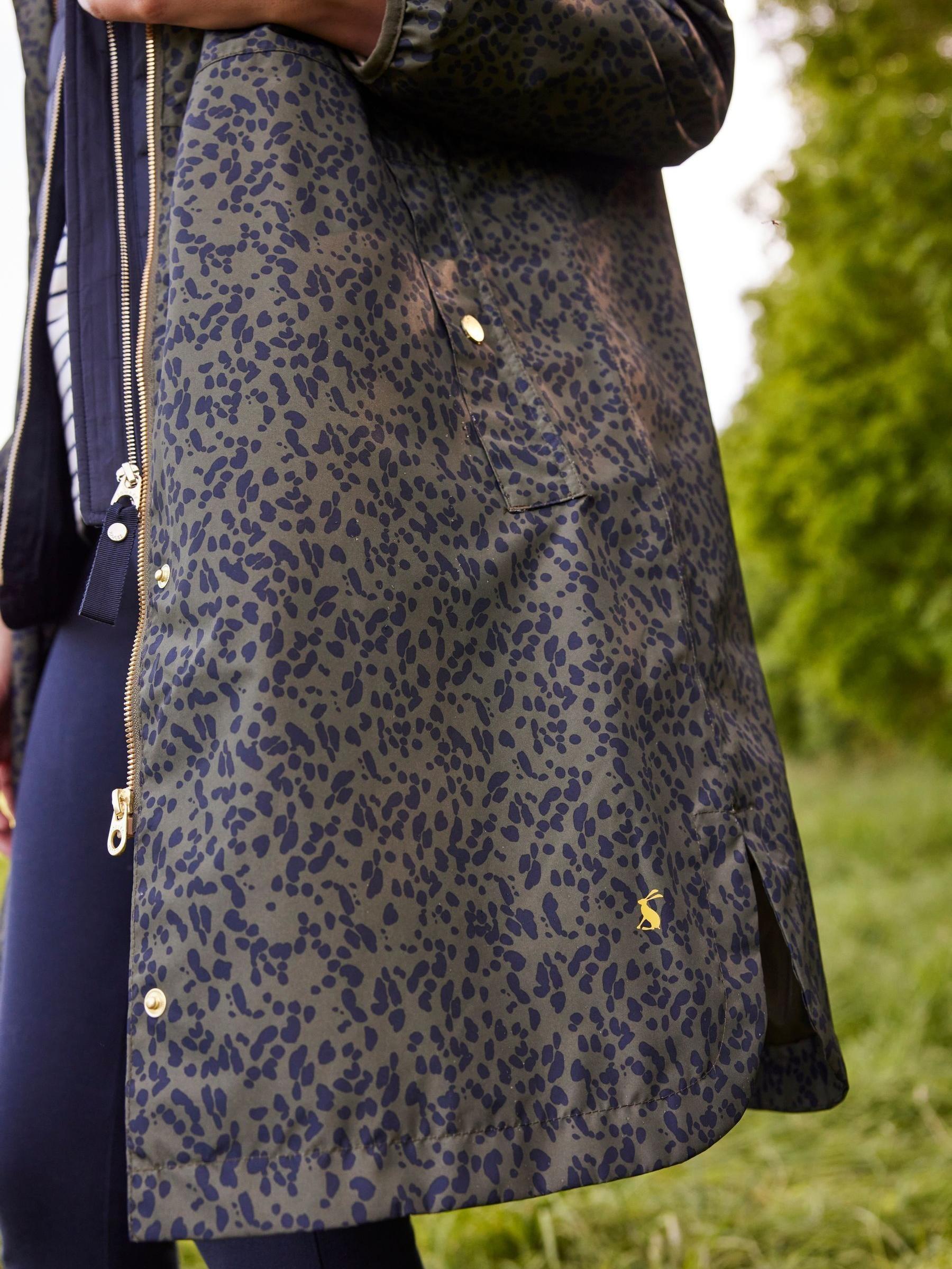 Animal Joules Animal Print Waybridge Relaxed Fit Waterproof Jacket - Image 4 of 15