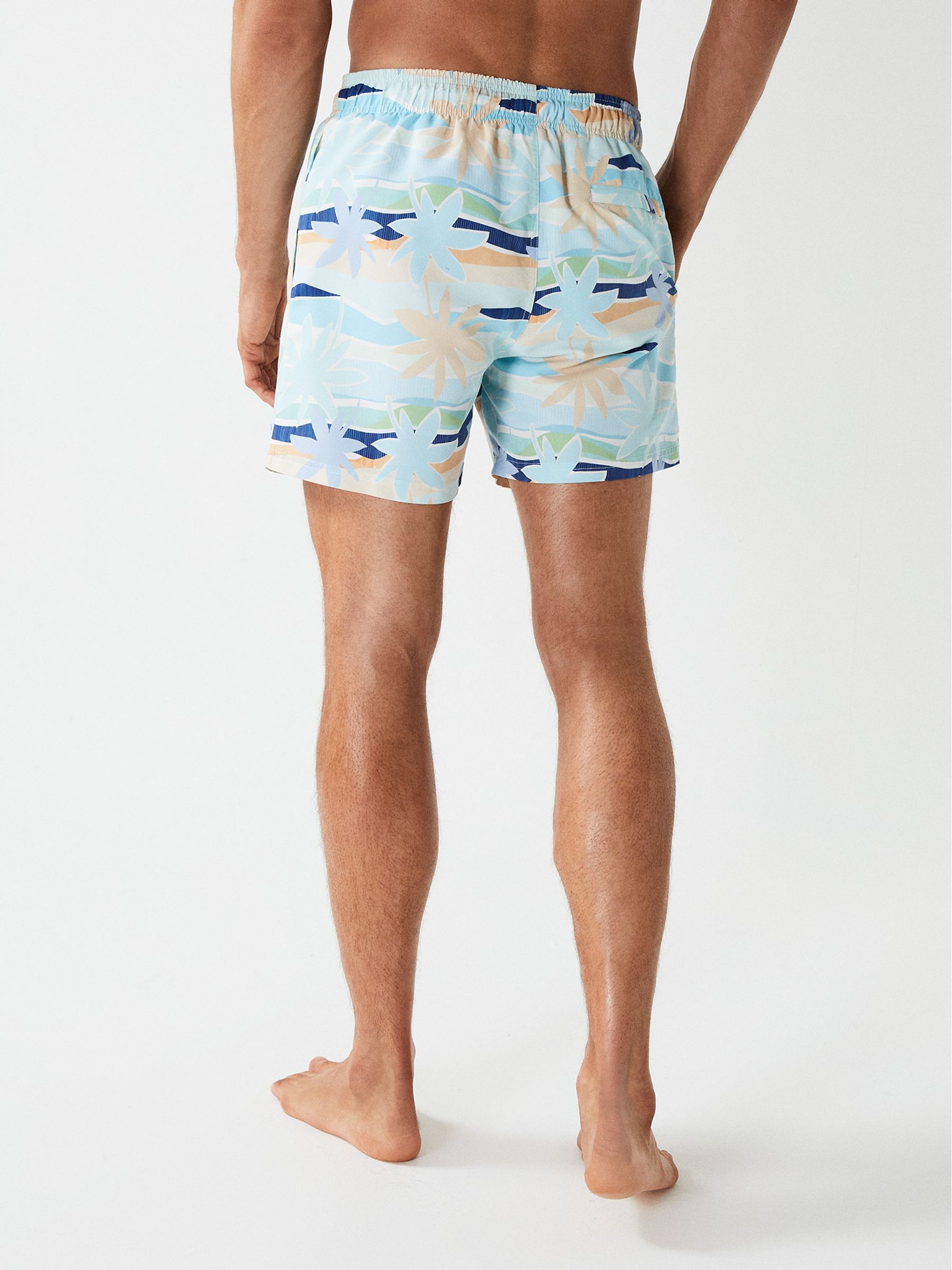 Desert Print Swim Shorts in Multi - Image 5 of 7