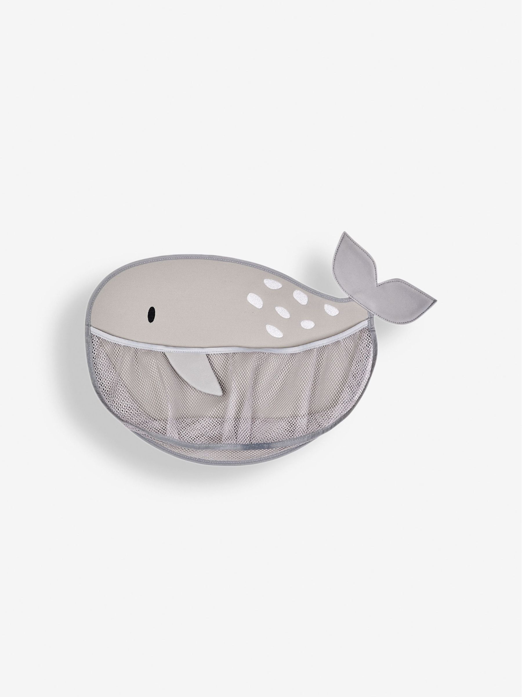 Whale Bath Toy Organiser in Grey - Image 1 of 2