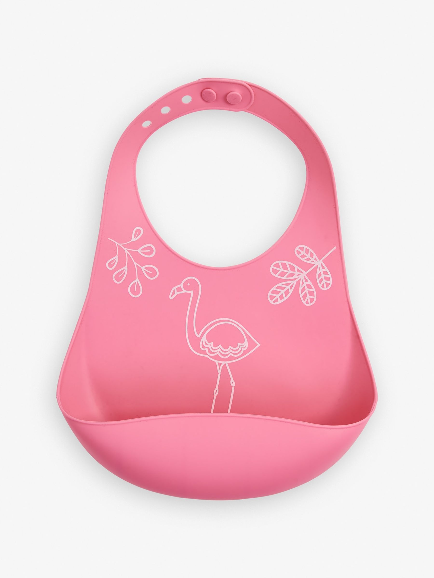 Pink Silicone Bib - Image 1 of 1