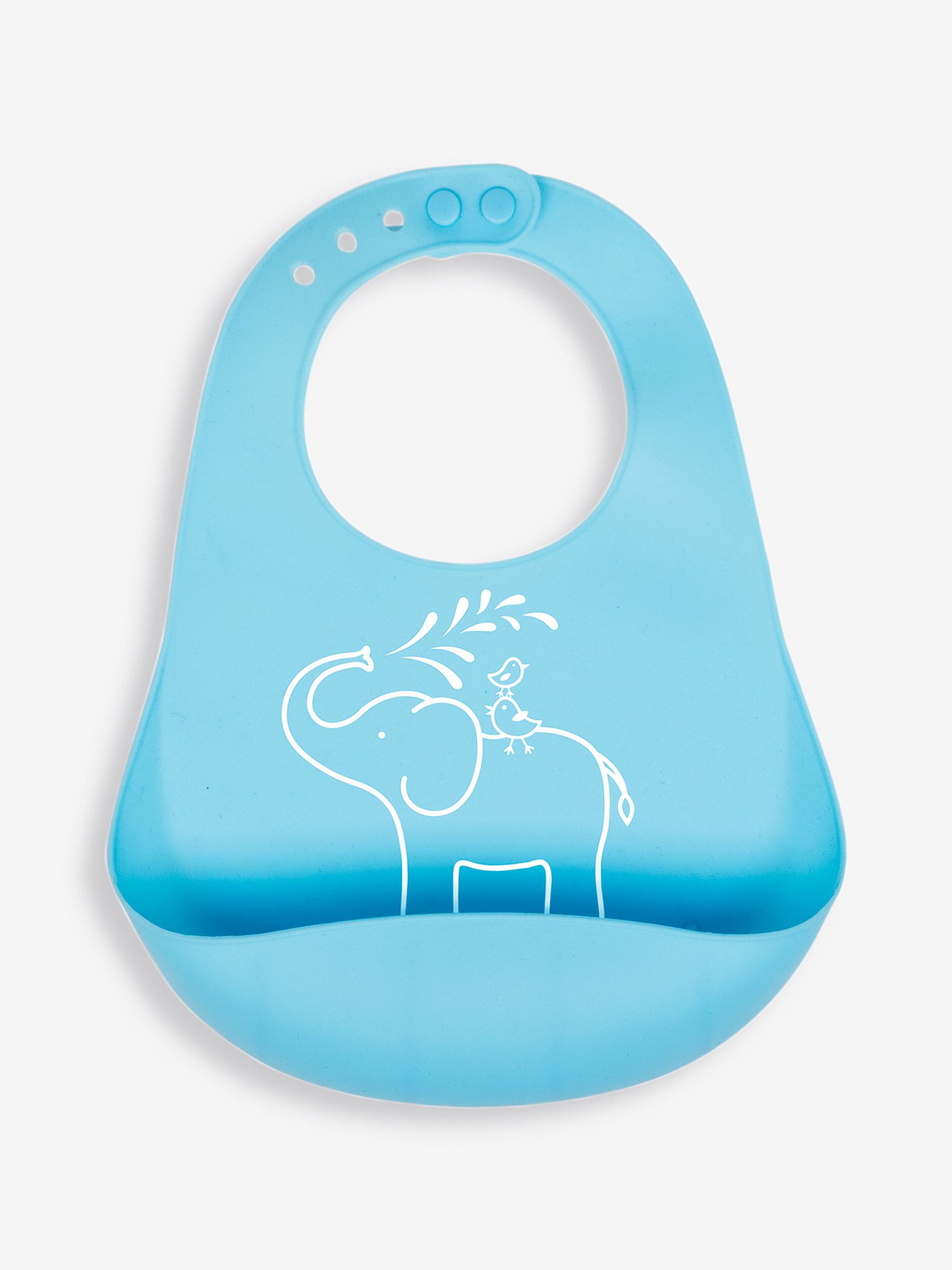 Blue Silicone Bib - Image 1 of 1